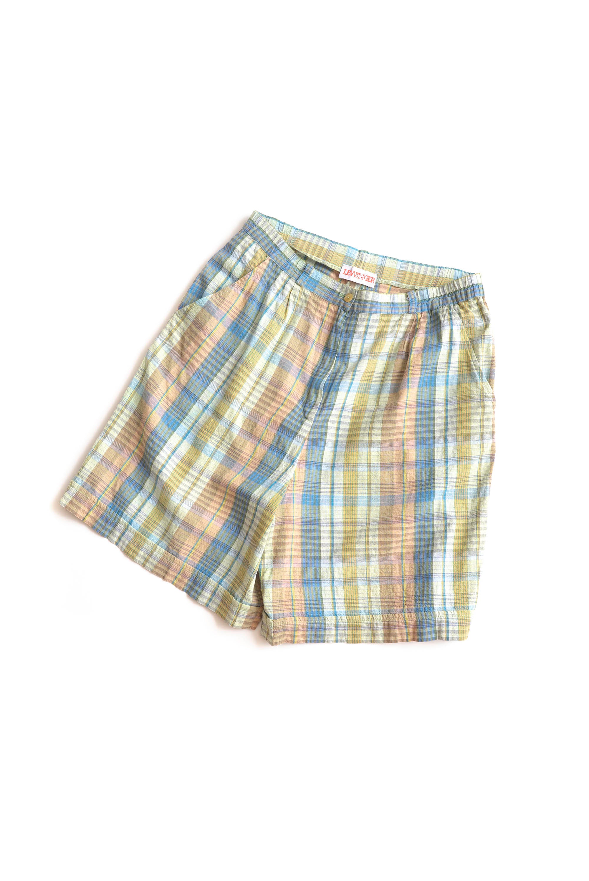80S LEWINGER CHECK SHORTS