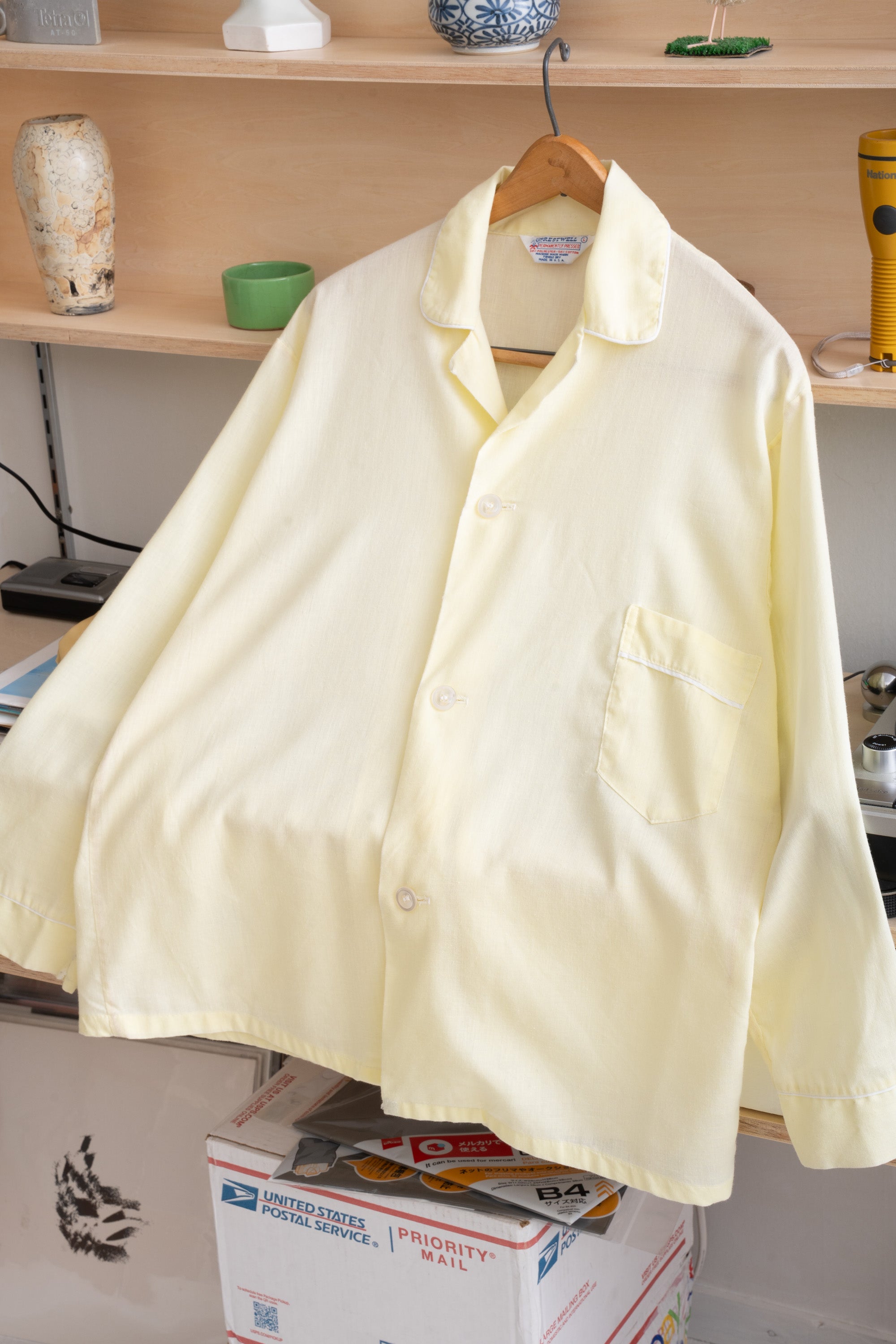 60~70S MADE IN USA RESTWELL PAJAMA SHIRT