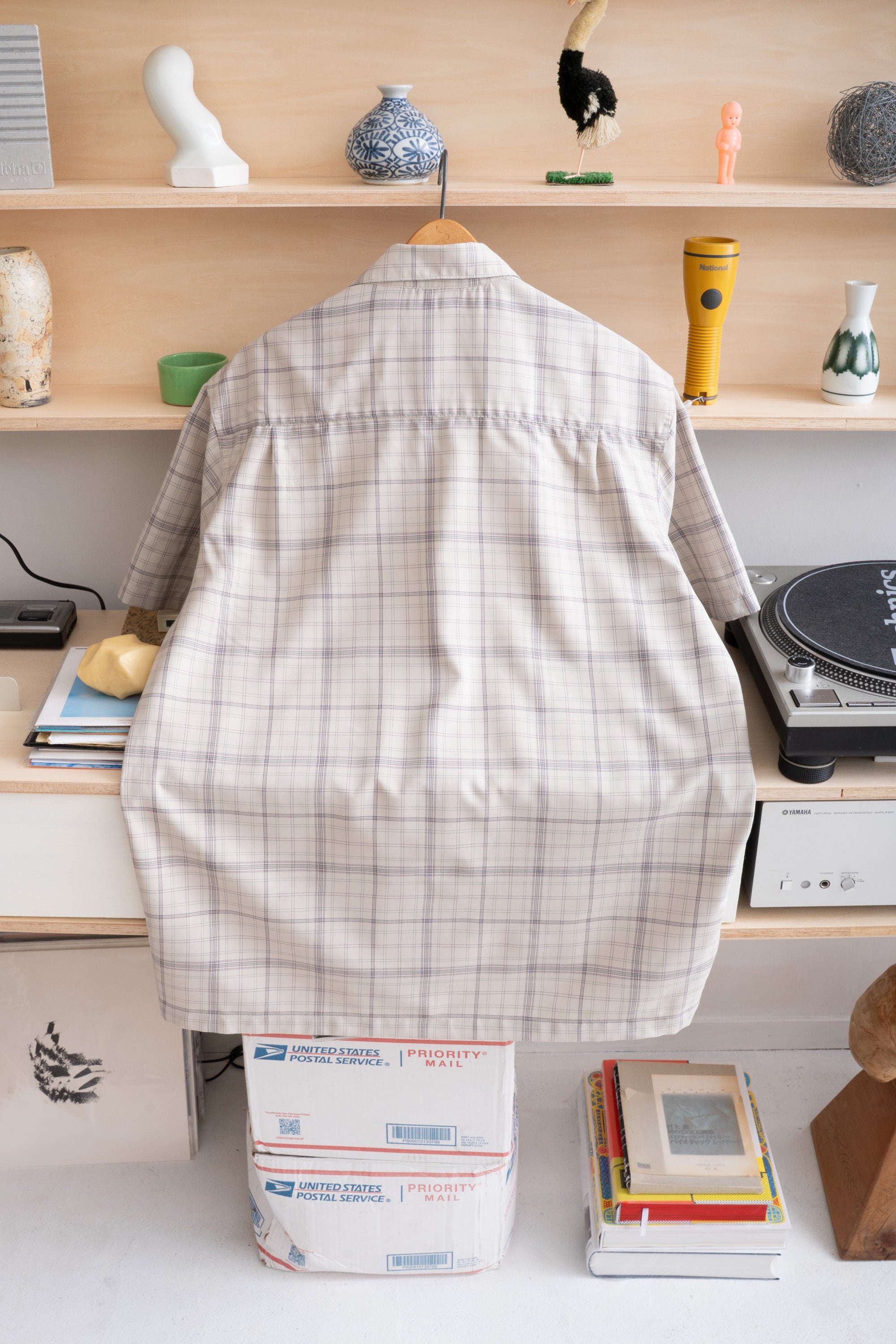90~00S R&R CASUAL  CHECK SHIRT