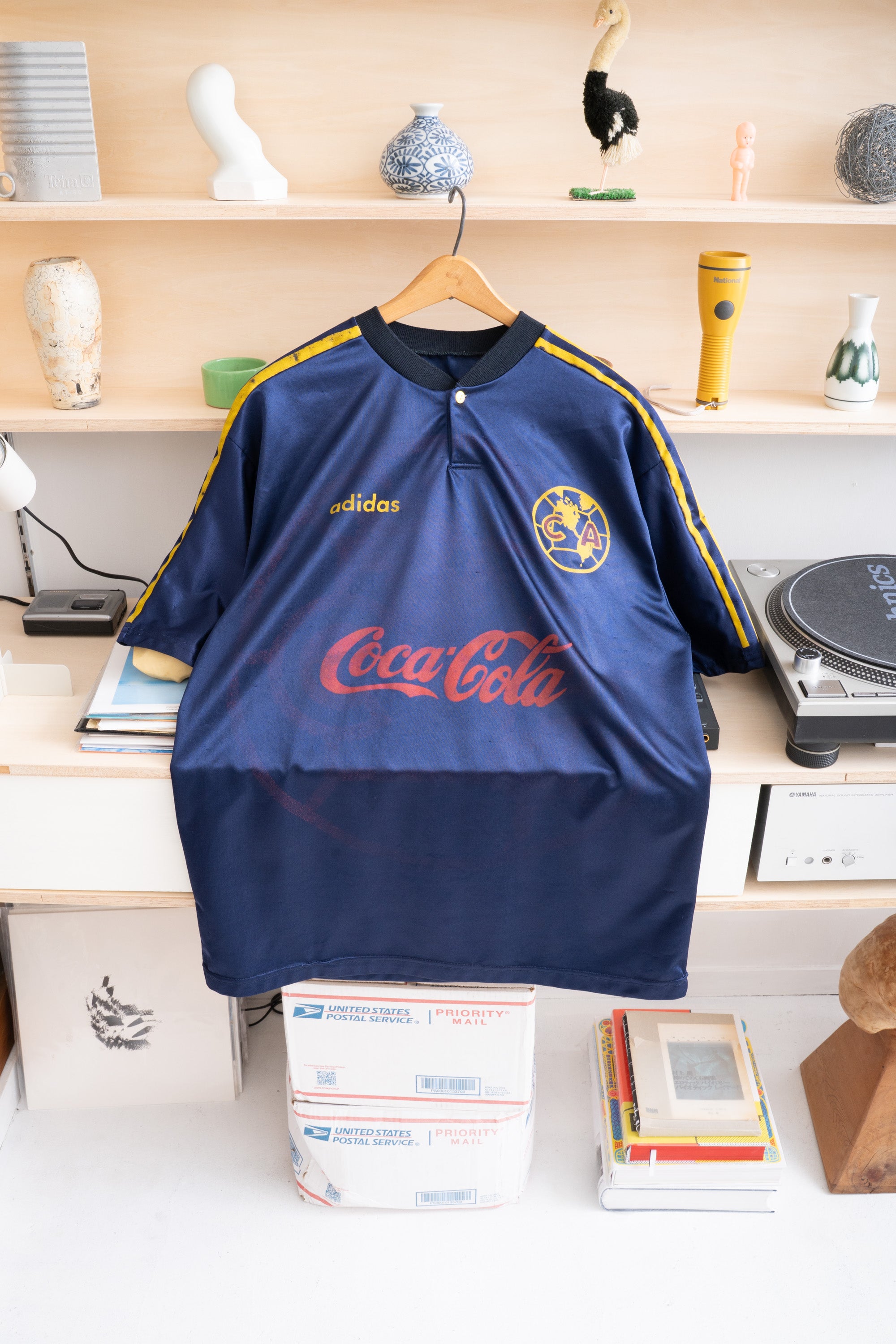 90S ADIDAS CLUB AMERICA FOOTBALL JERSEY