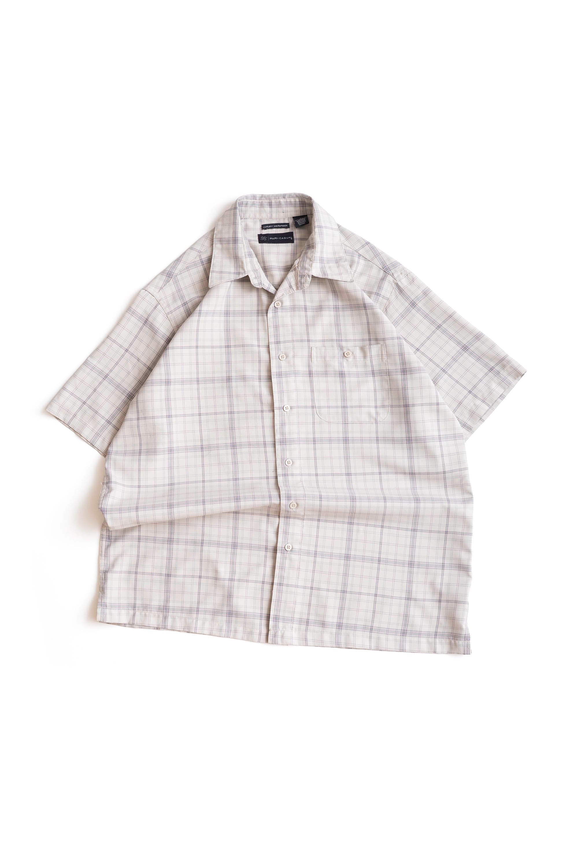 90~00S R&R CASUAL  CHECK SHIRT