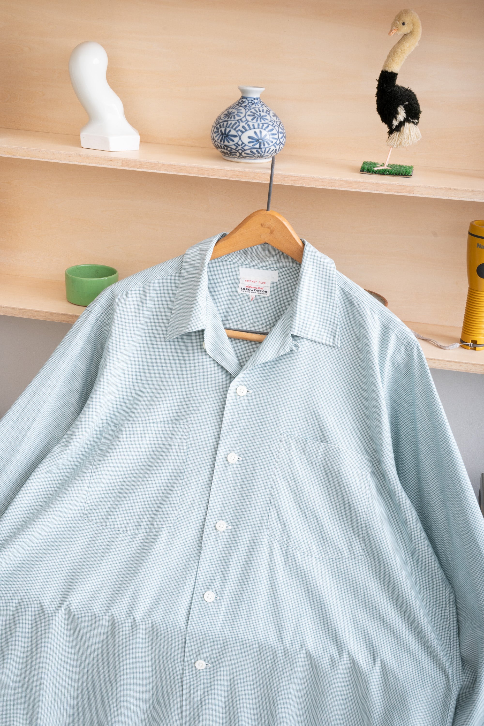 50S LORD & TAYLOR GINGHAM CHECK SHIRT