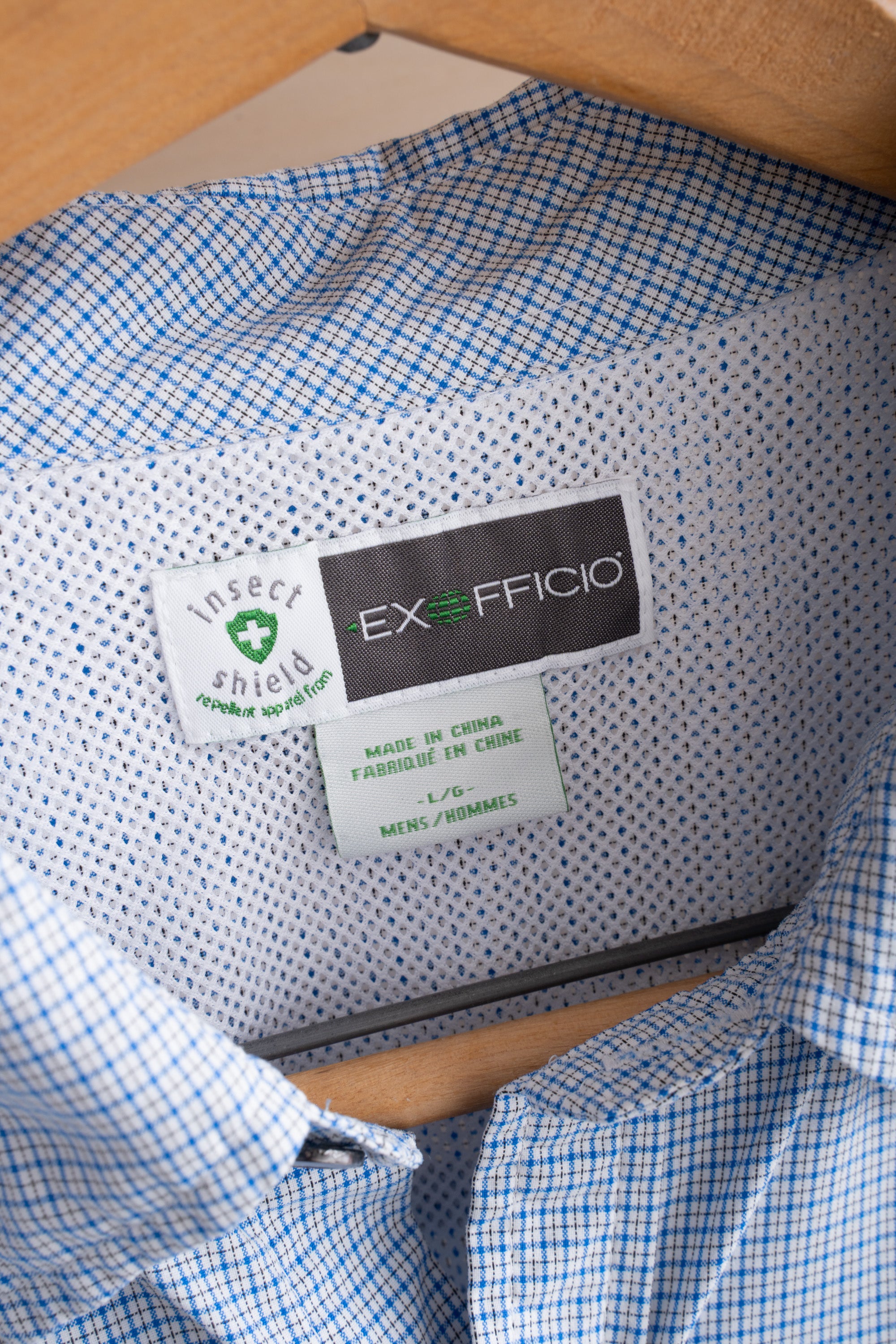 00S EXOFFICIO CHECK SHIRT
