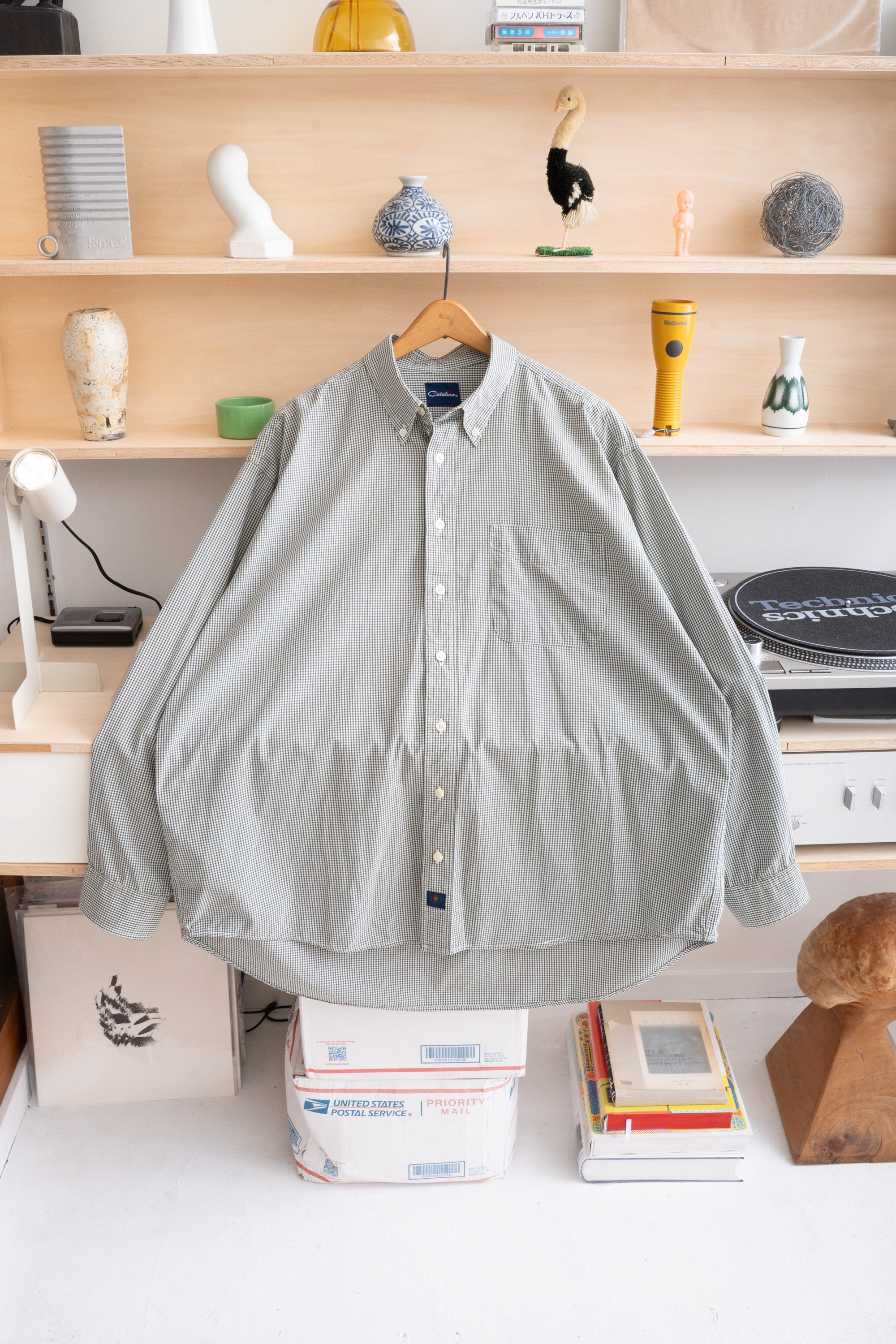 90S CATALINA GINGHAM CHECK SHIRT