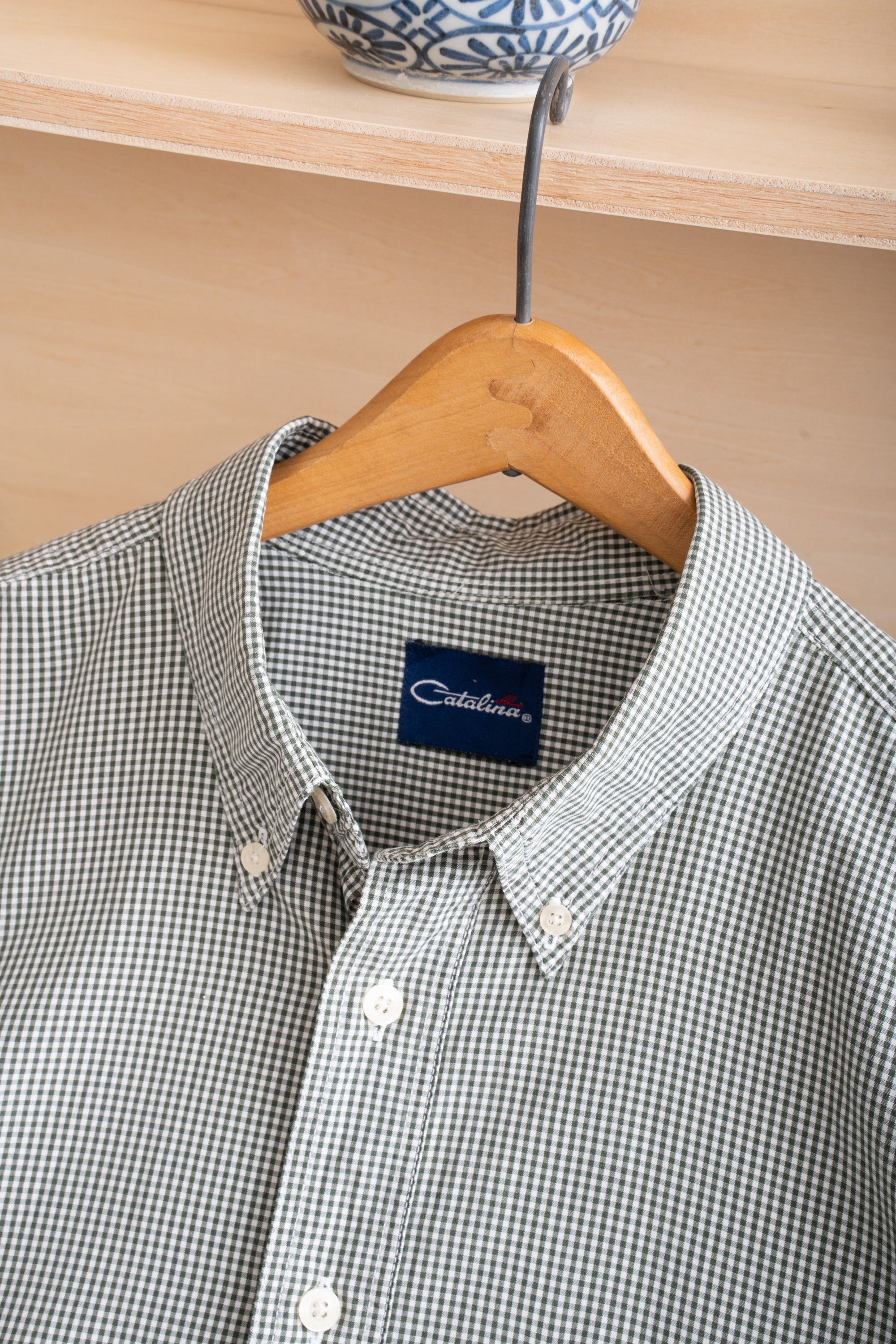 90S CATALINA GINGHAM CHECK SHIRT
