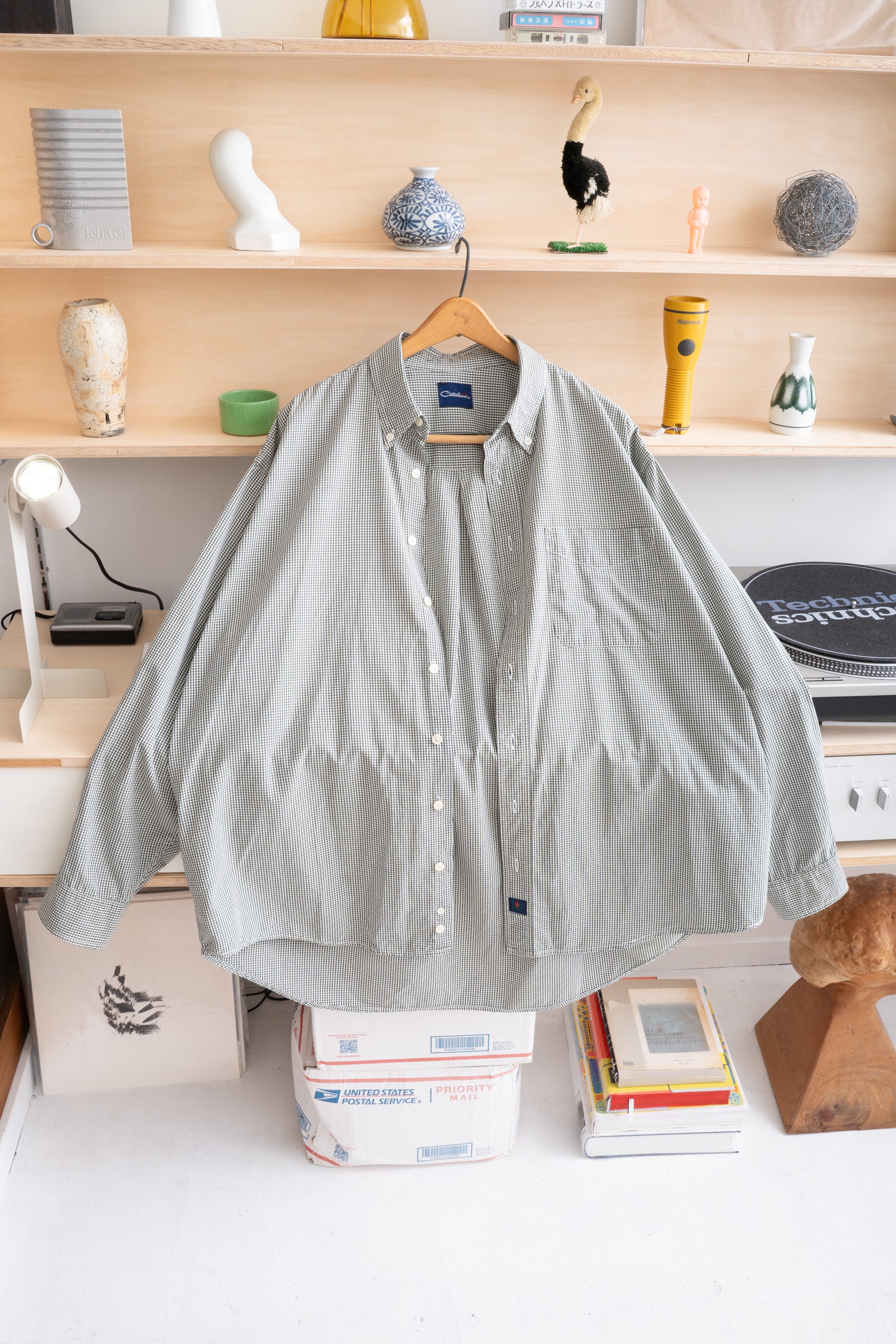 90S CATALINA GINGHAM CHECK SHIRT