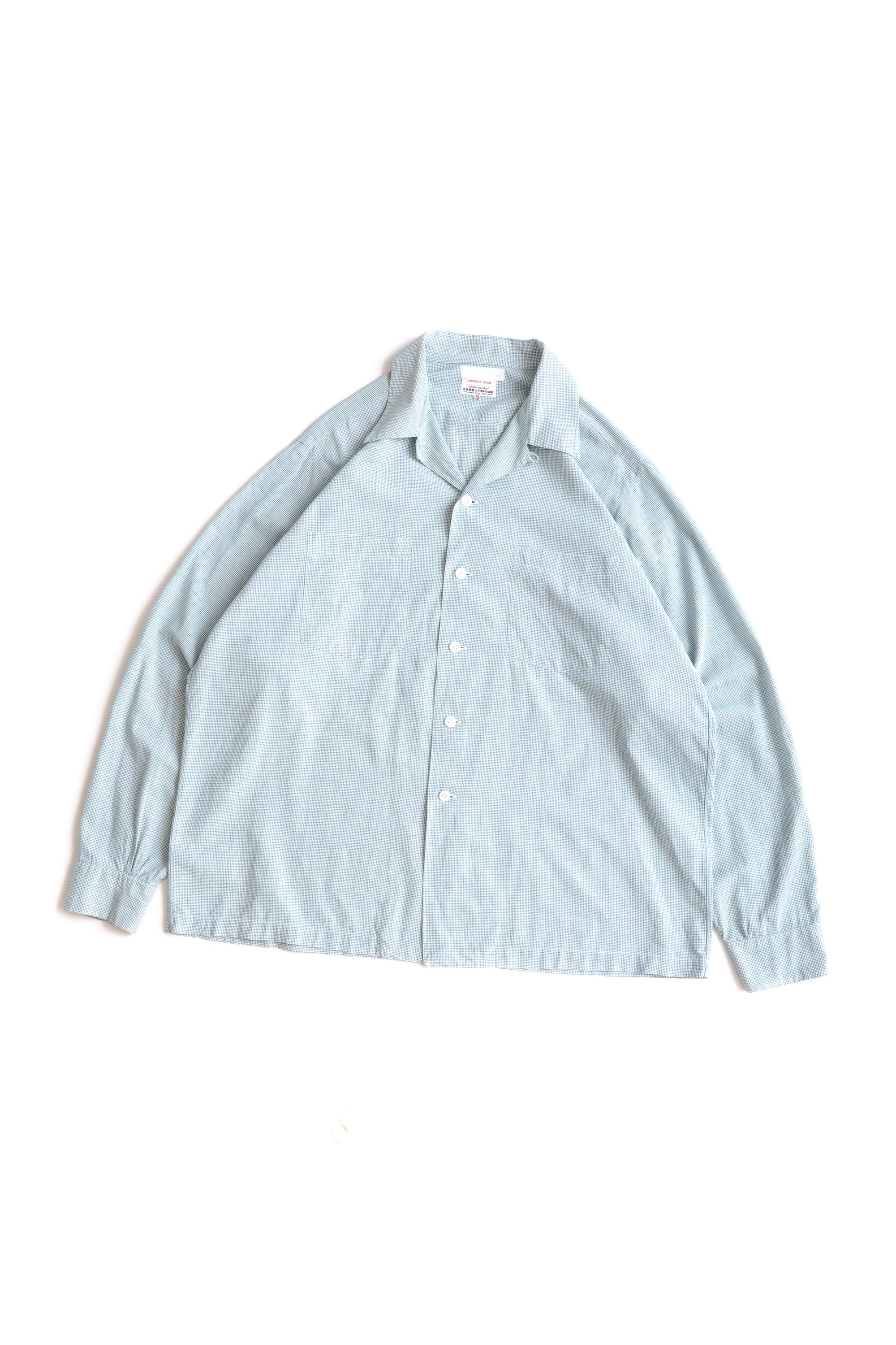 50S LORD & TAYLOR GINGHAM CHECK SHIRT