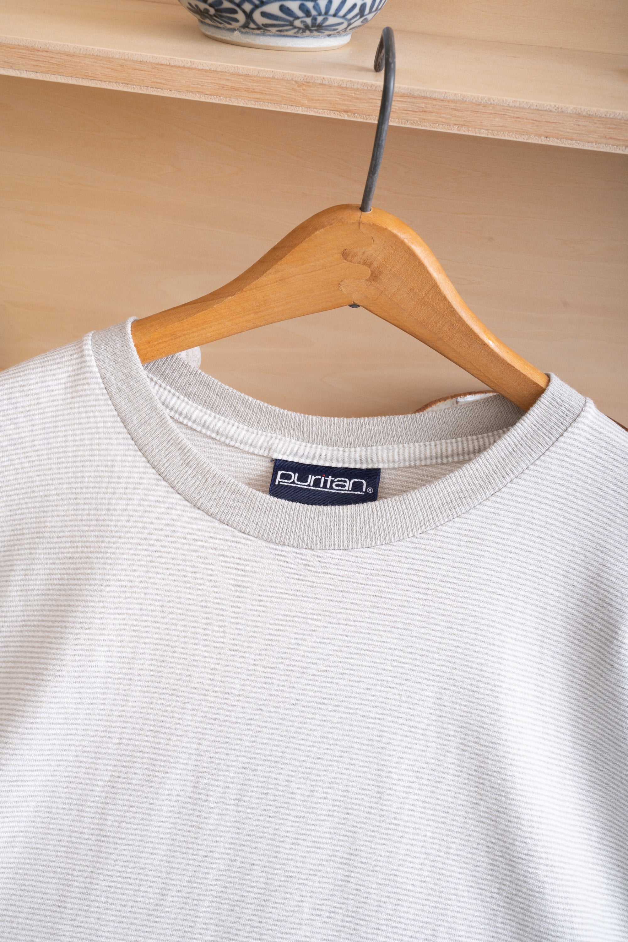 90~00S PURITAN STRIPED T-SHIRT