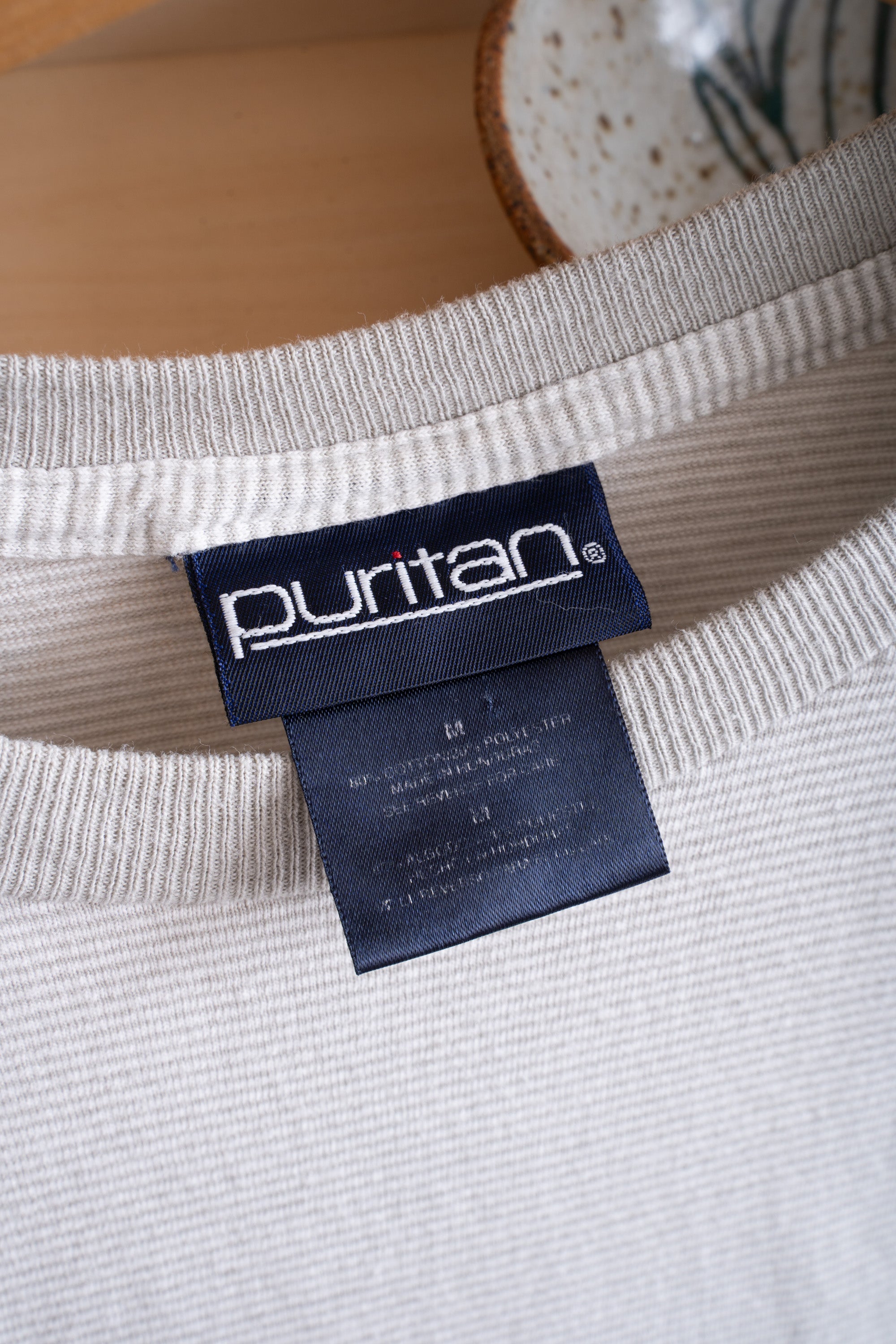 90~00S PURITAN STRIPED T-SHIRT