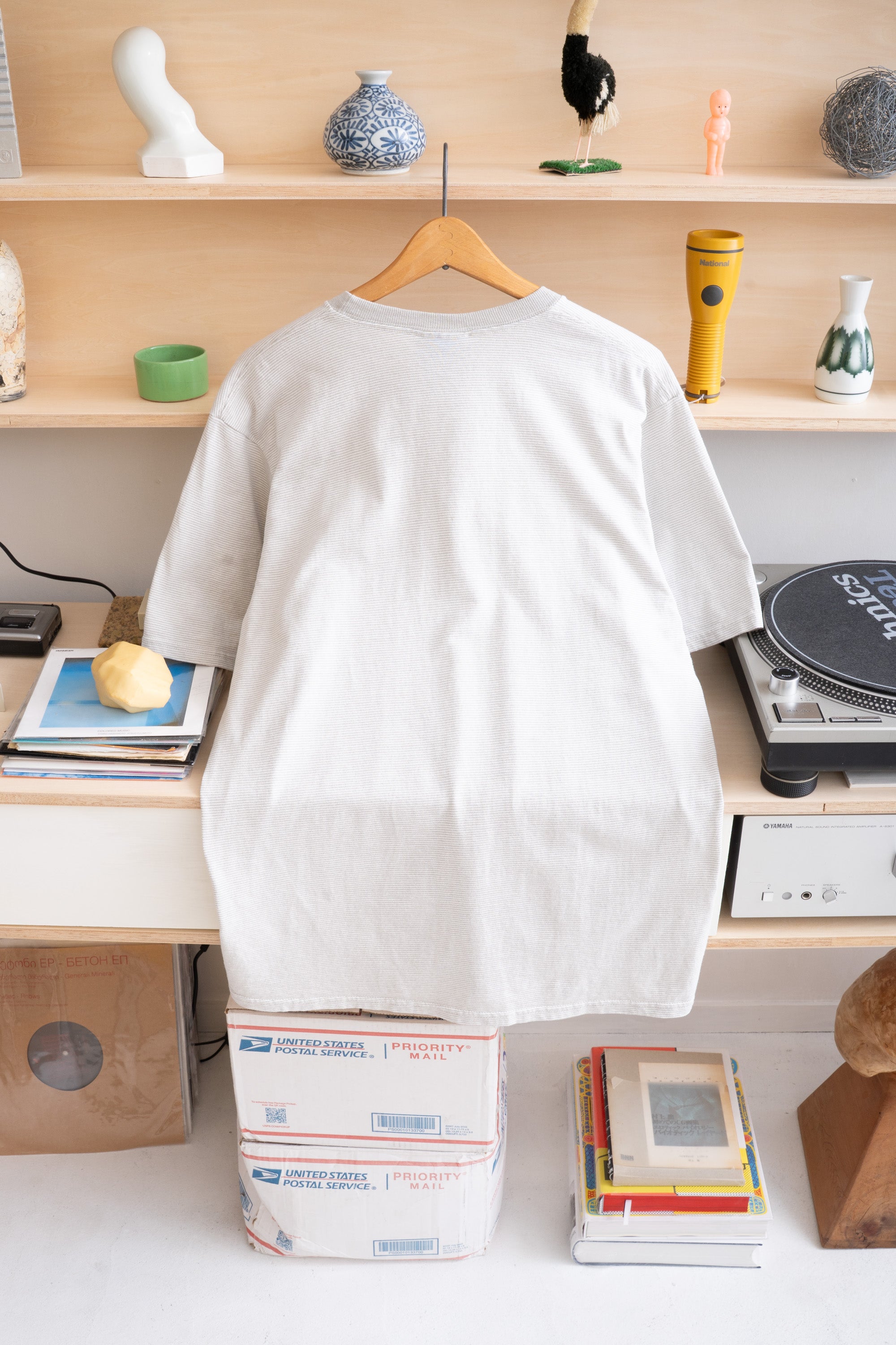 90~00S PURITAN STRIPED T-SHIRT
