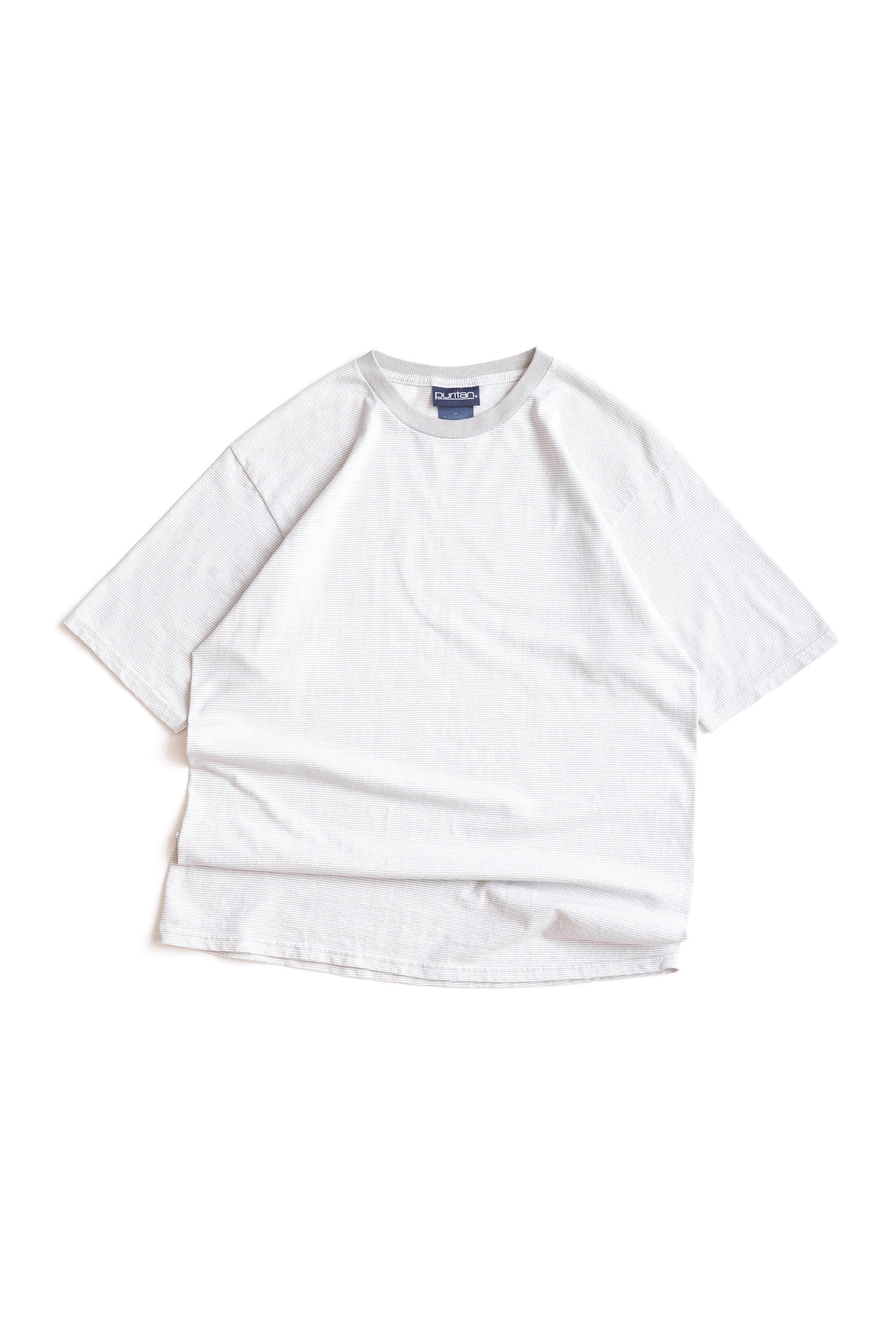 90~00S PURITAN STRIPED T-SHIRT