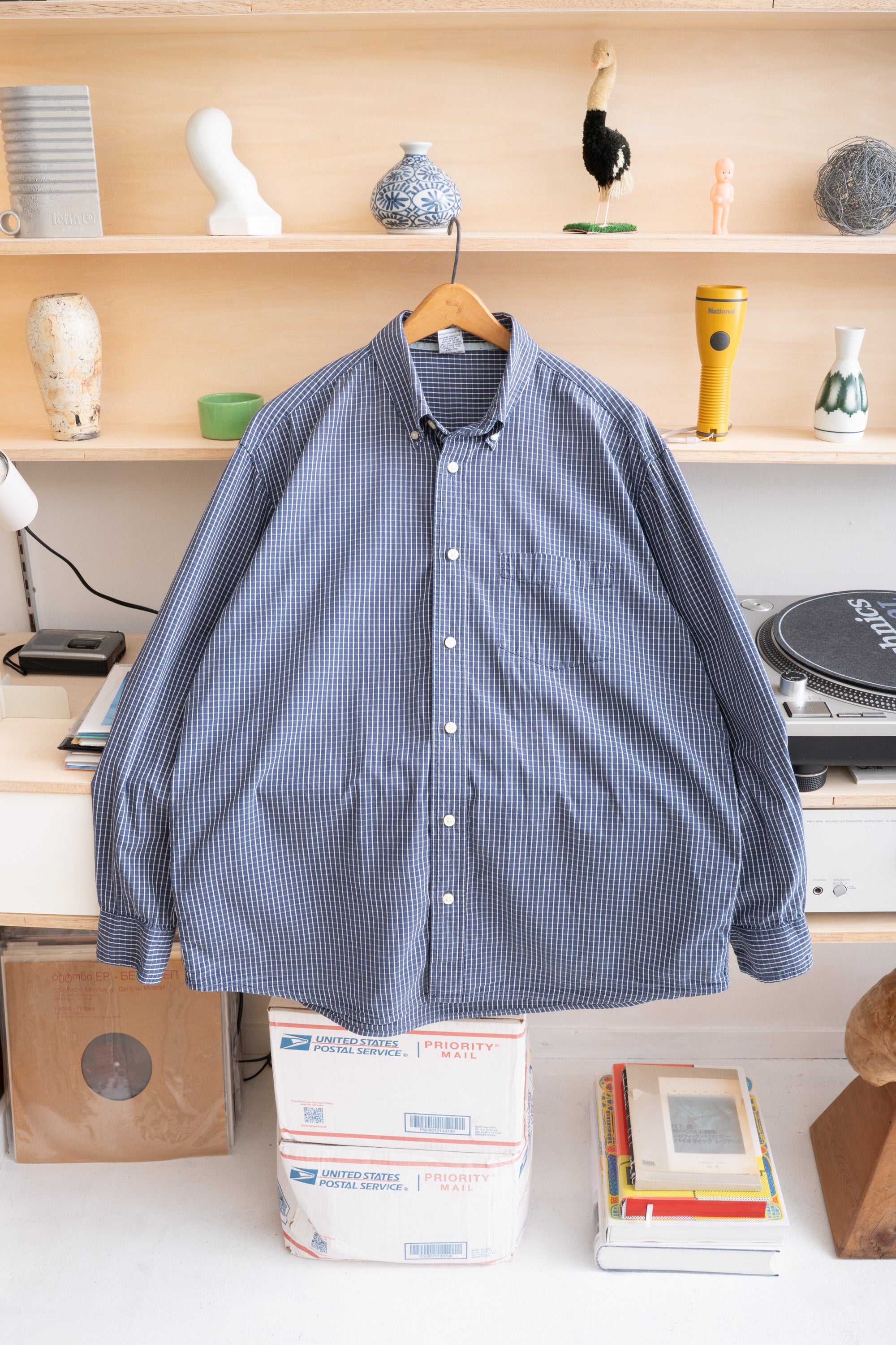 90~00S OLD NAVY CHECK SHIRT
