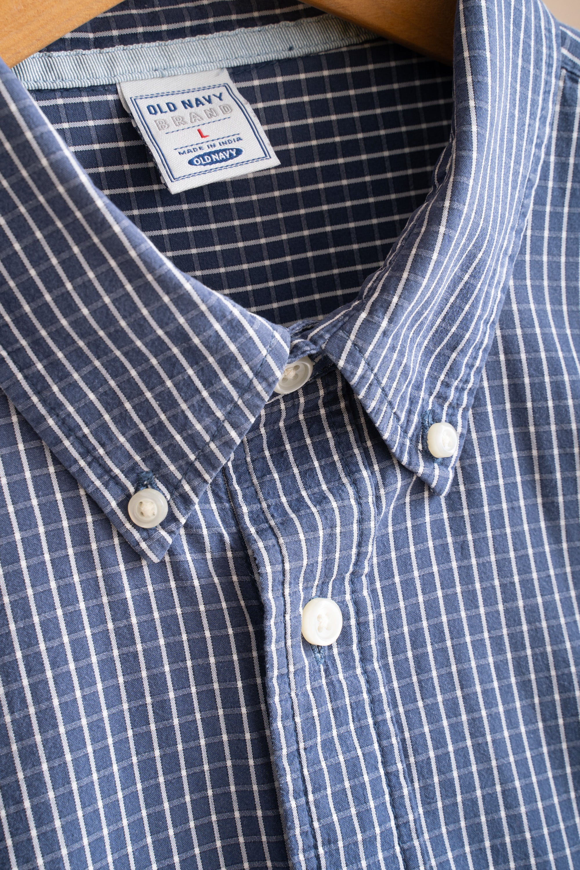 90~00S OLD NAVY CHECK SHIRT