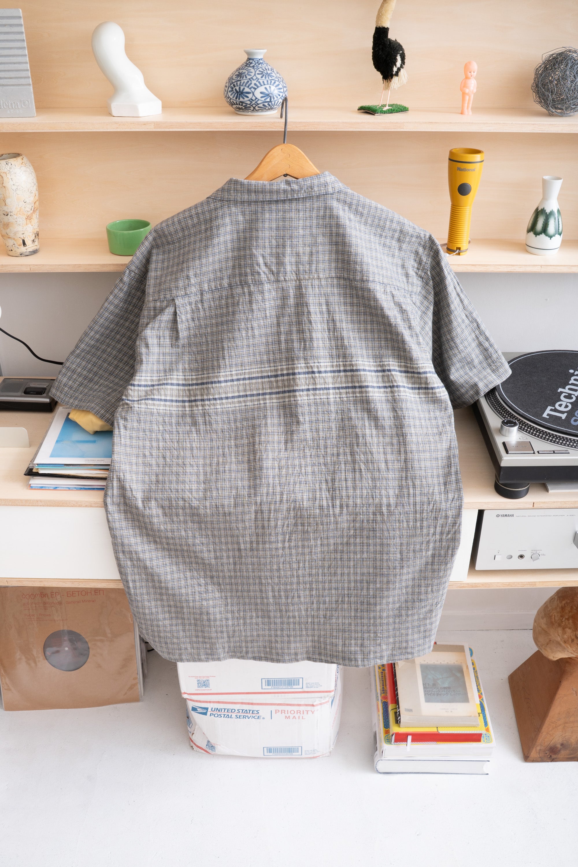 90~00S NO BOUNDARIES CHECK SHIRT