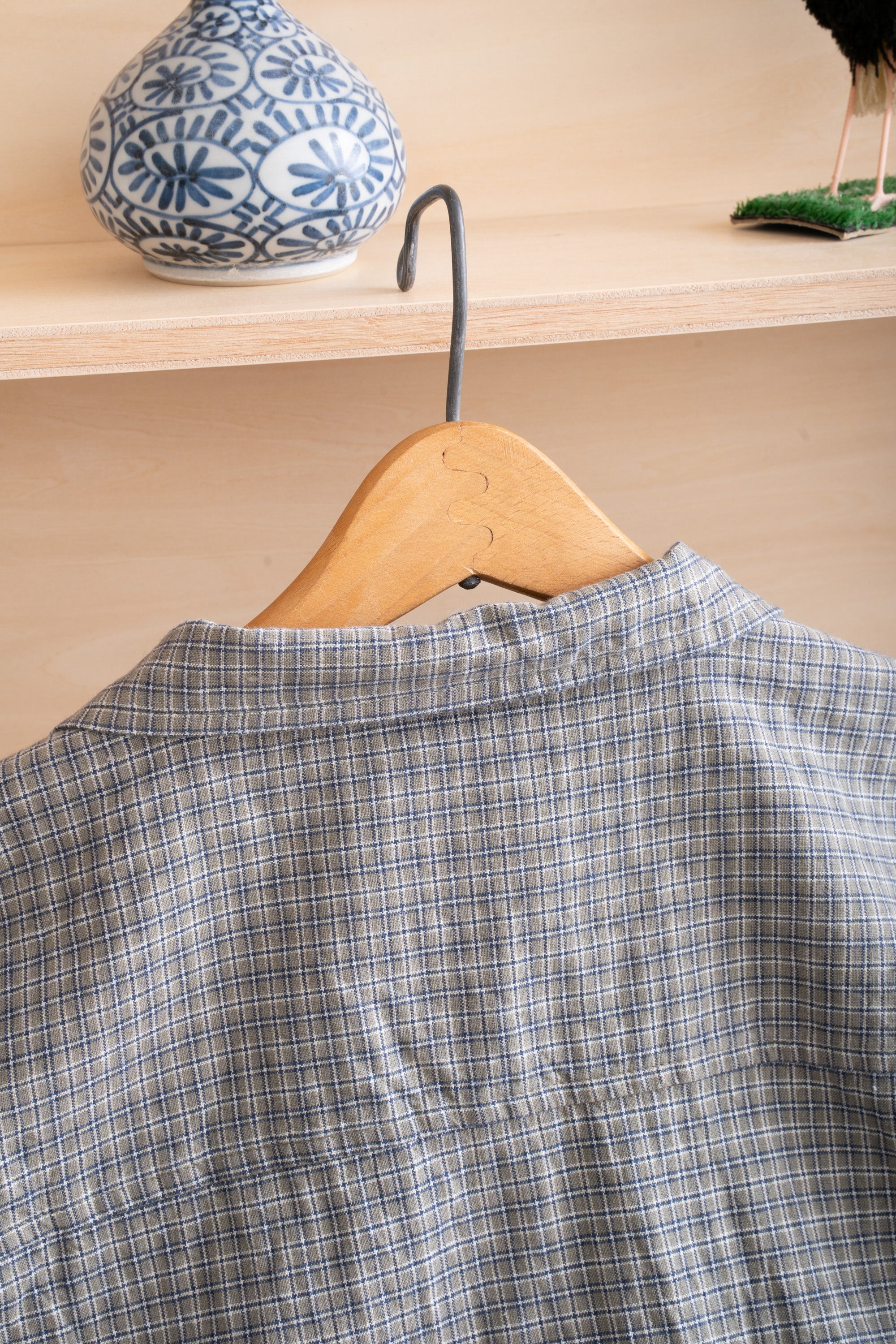 90~00S NO BOUNDARIES CHECK SHIRT