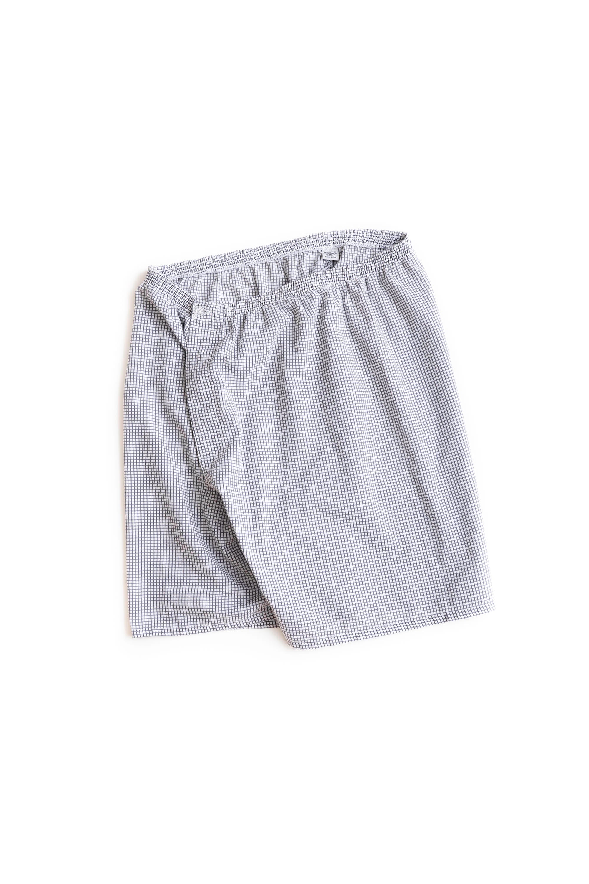 90~00S UNKNOWN BRAND GRID CHECK EASY SHORTS