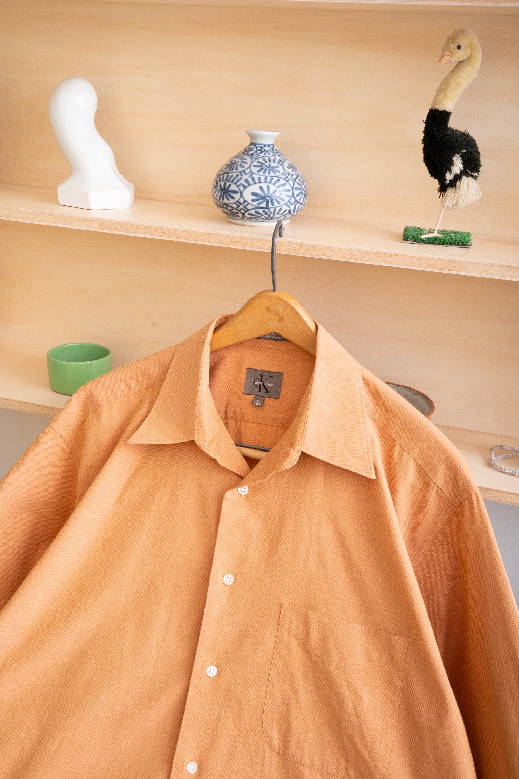 90S CALVIN KLEIN LONG SLEEVE SHIRT