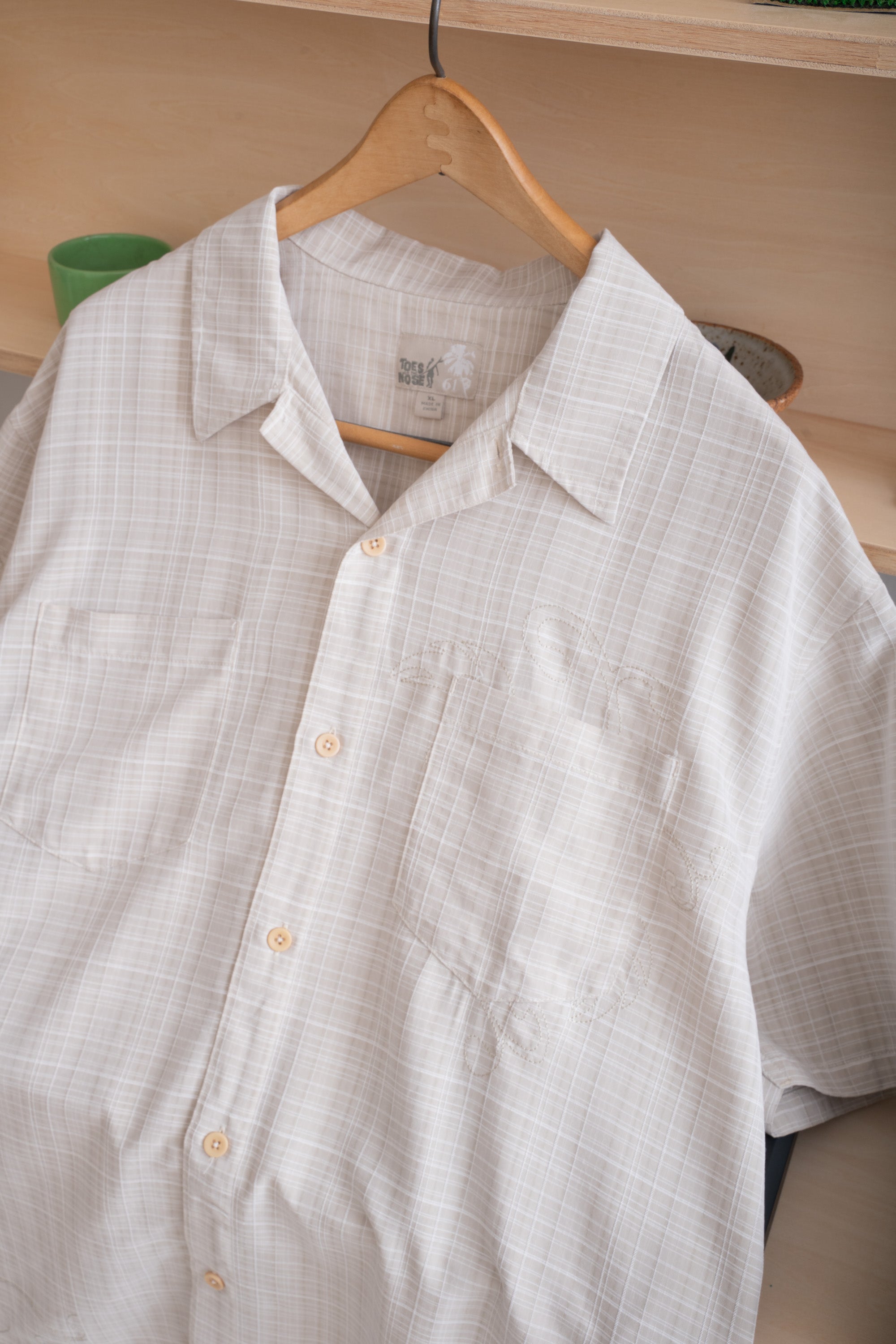 90~00S TOES ON THE NOSE STITCHED CHECK SHIRT