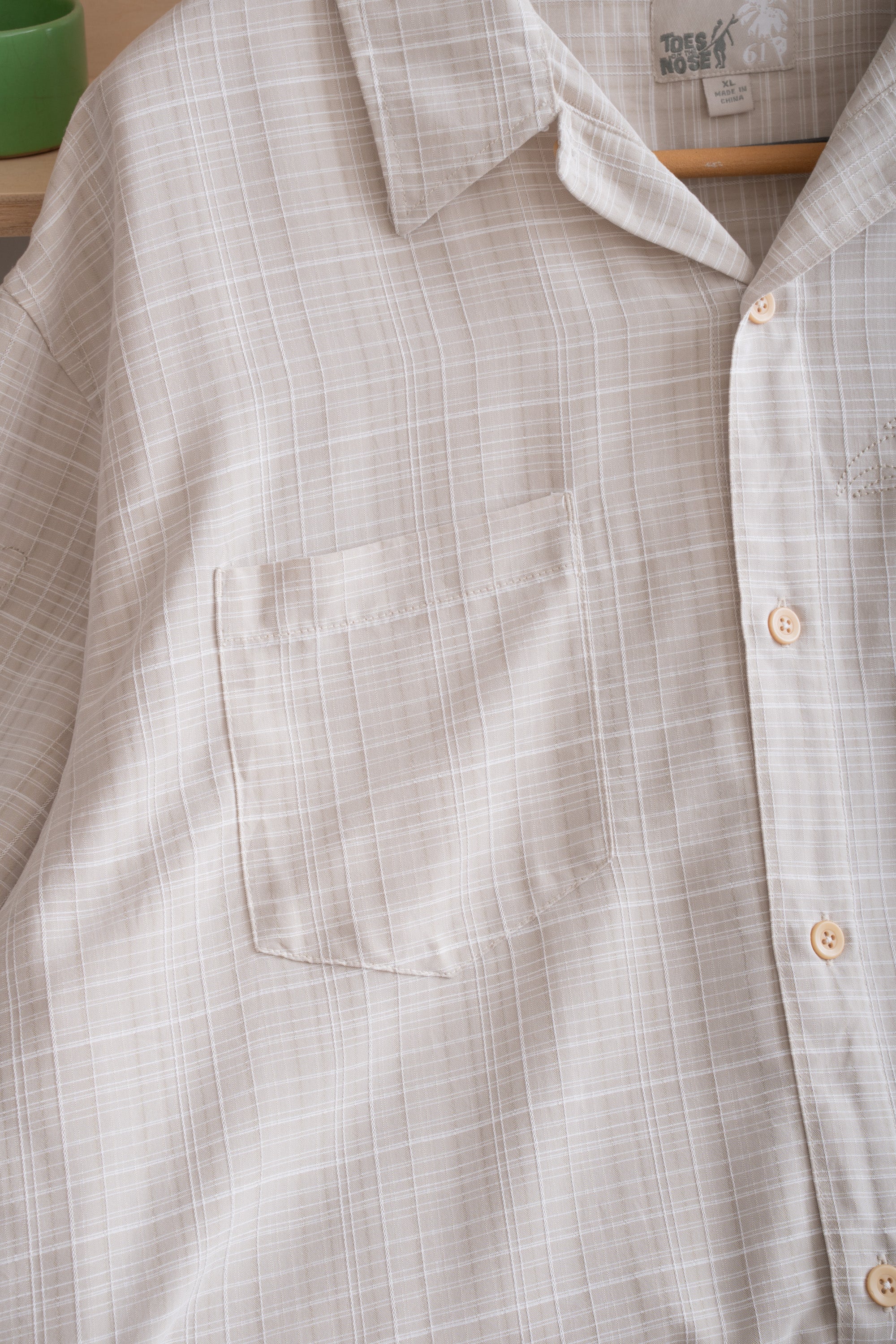 90~00S TOES ON THE NOSE STITCHED CHECK SHIRT
