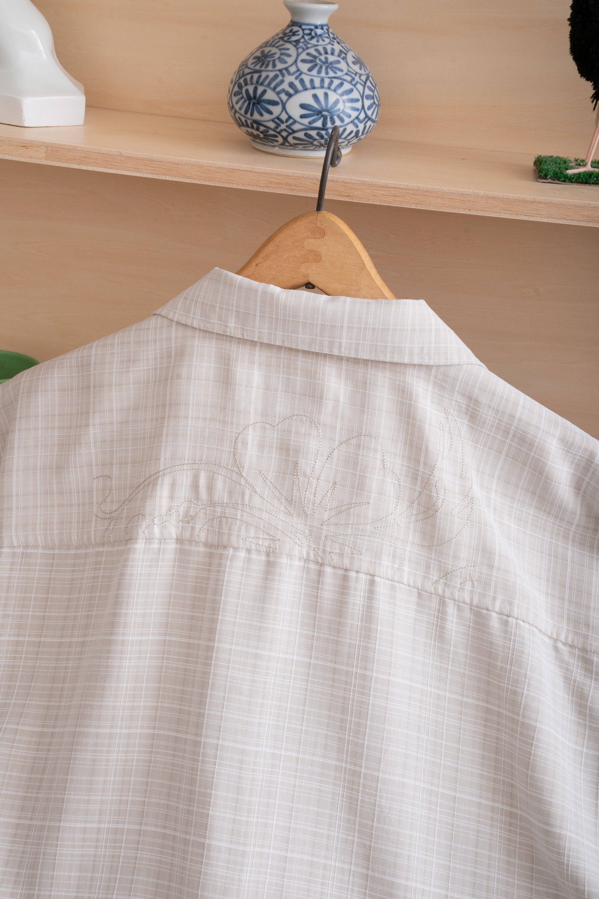 90~00S TOES ON THE NOSE STITCHED CHECK SHIRT