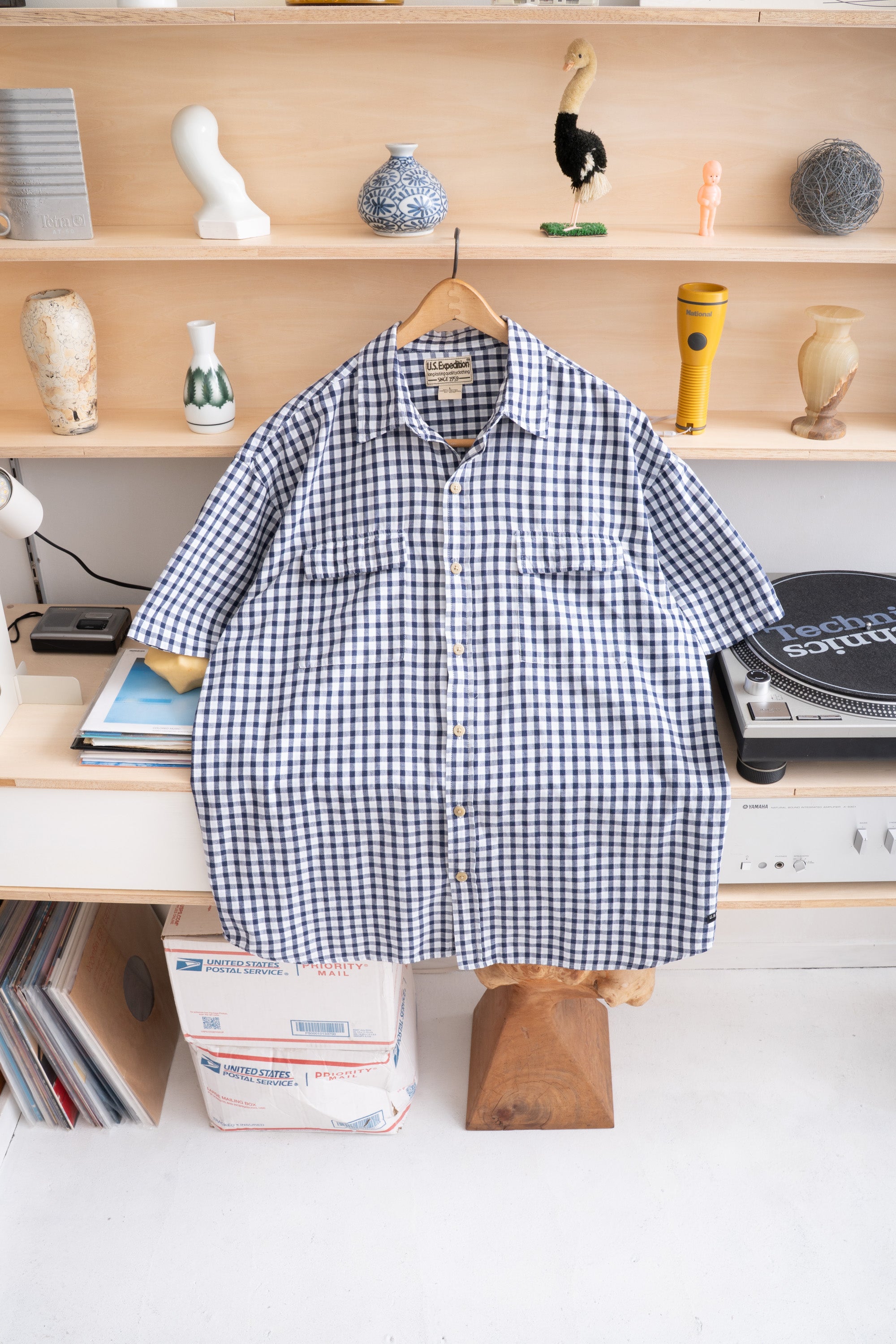 90~00S U.S.EXPEDITION CHECK SHIRT