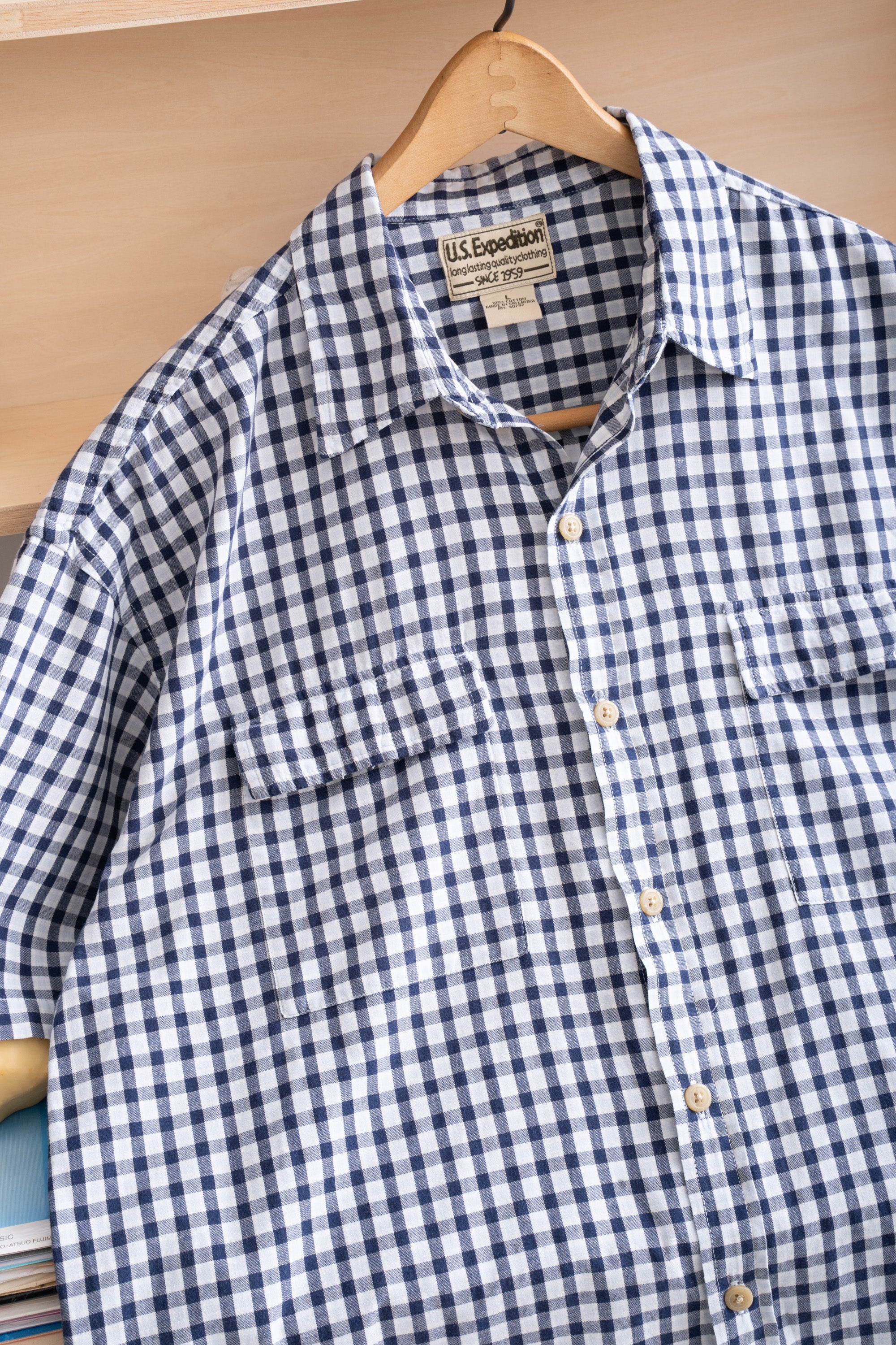 90~00S U.S.EXPEDITION CHECK SHIRT
