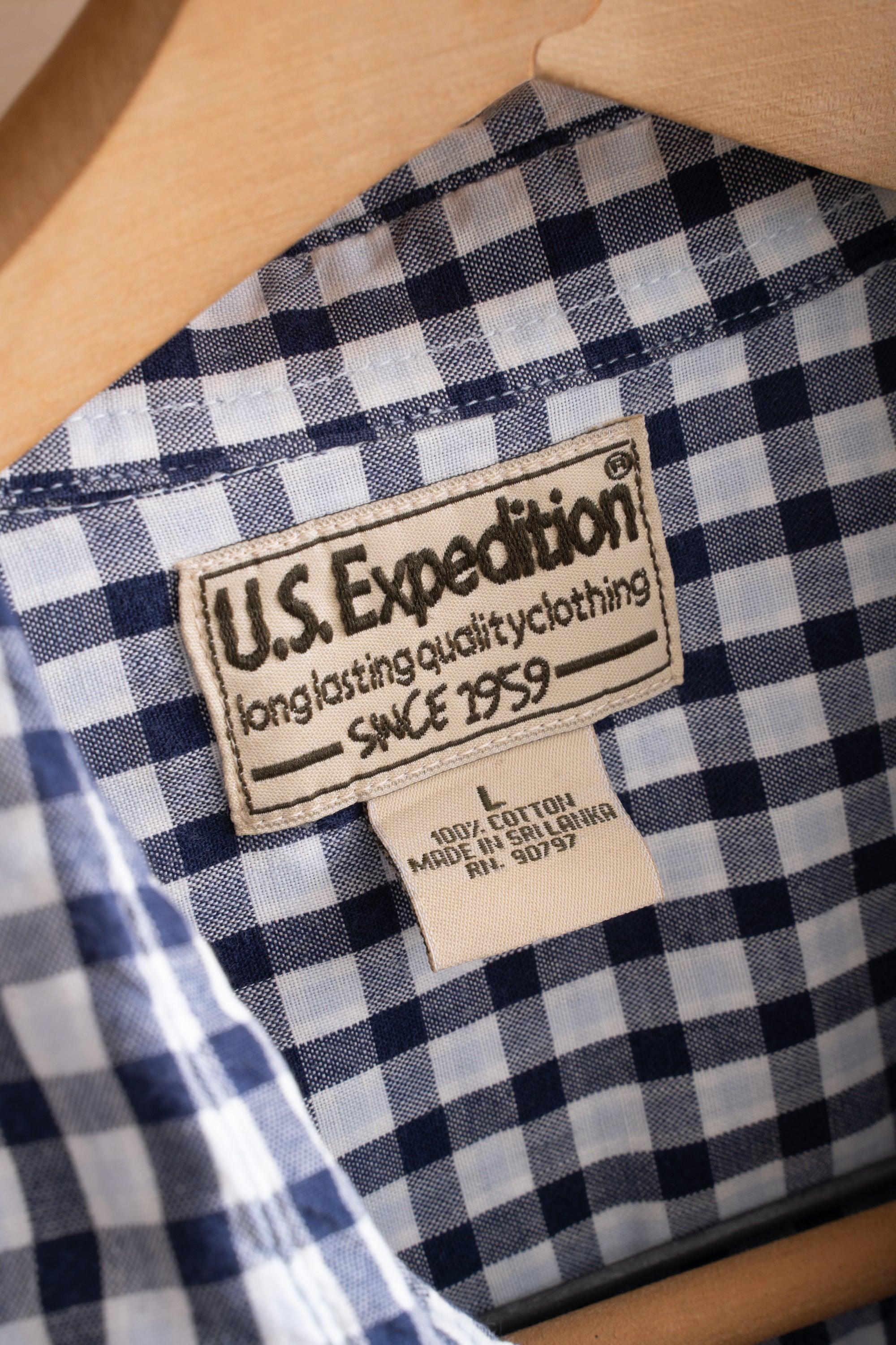 90~00S U.S.EXPEDITION CHECK SHIRT