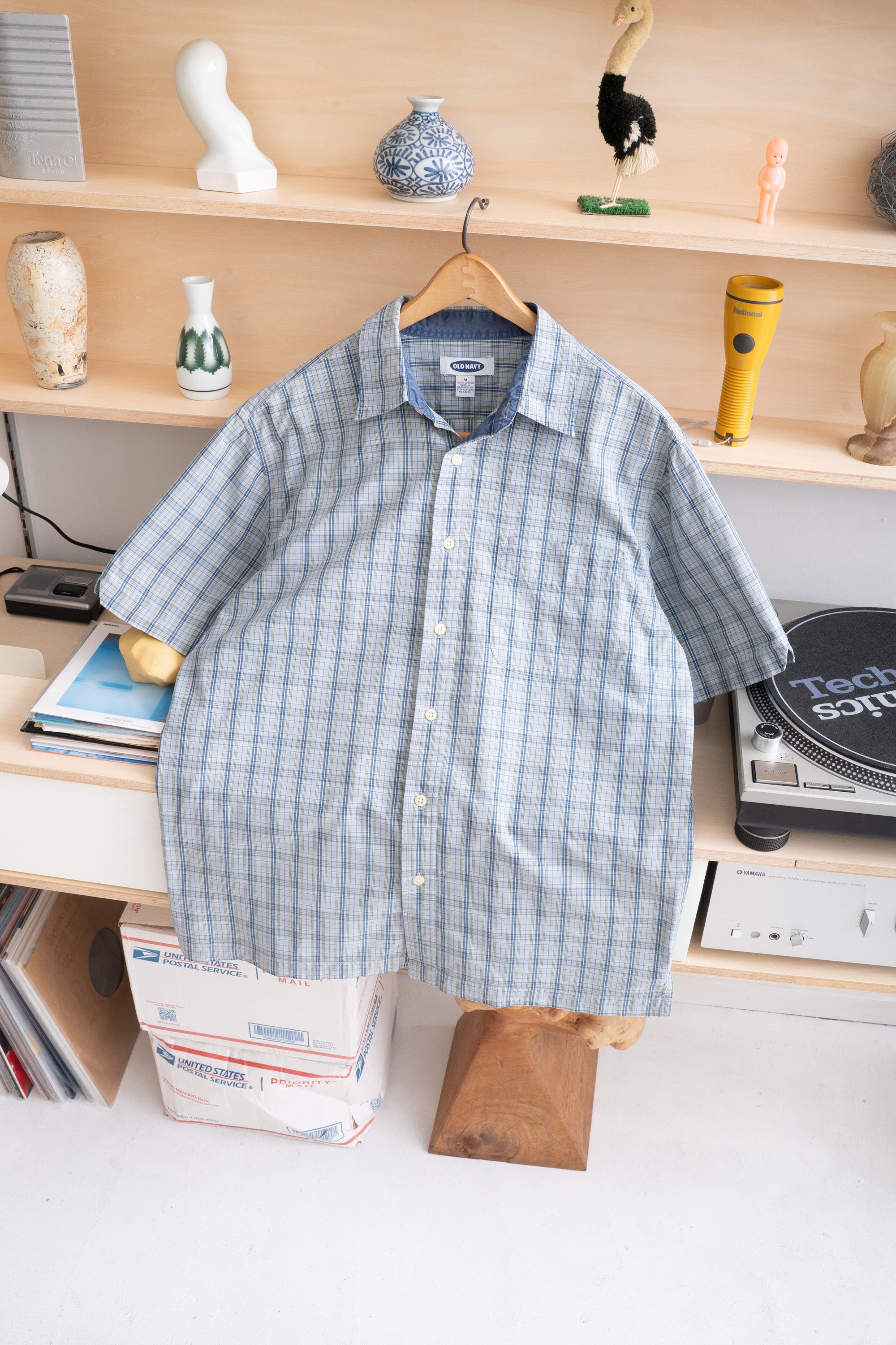 90~00S OLD NAVY CHECK SHIRT