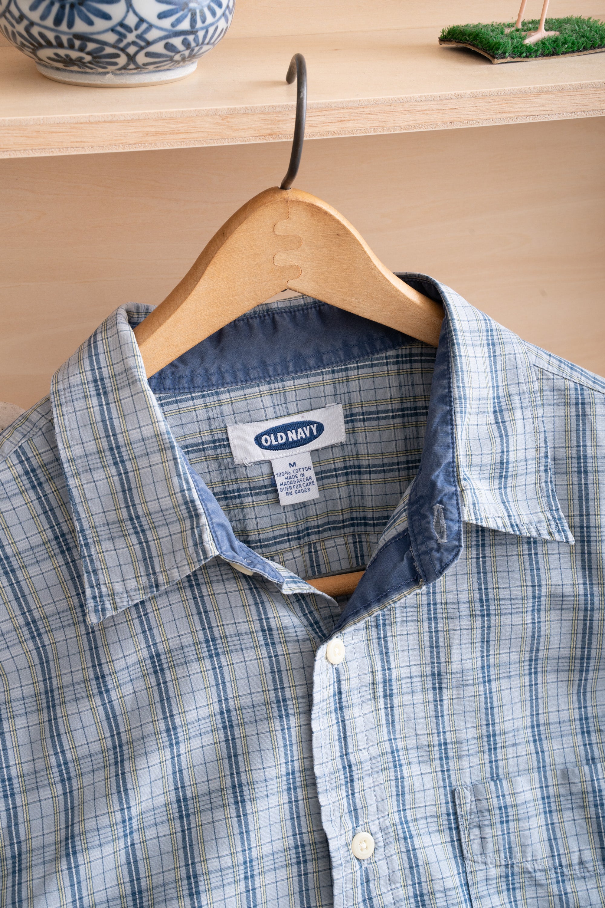 90~00S OLD NAVY CHECK SHIRT