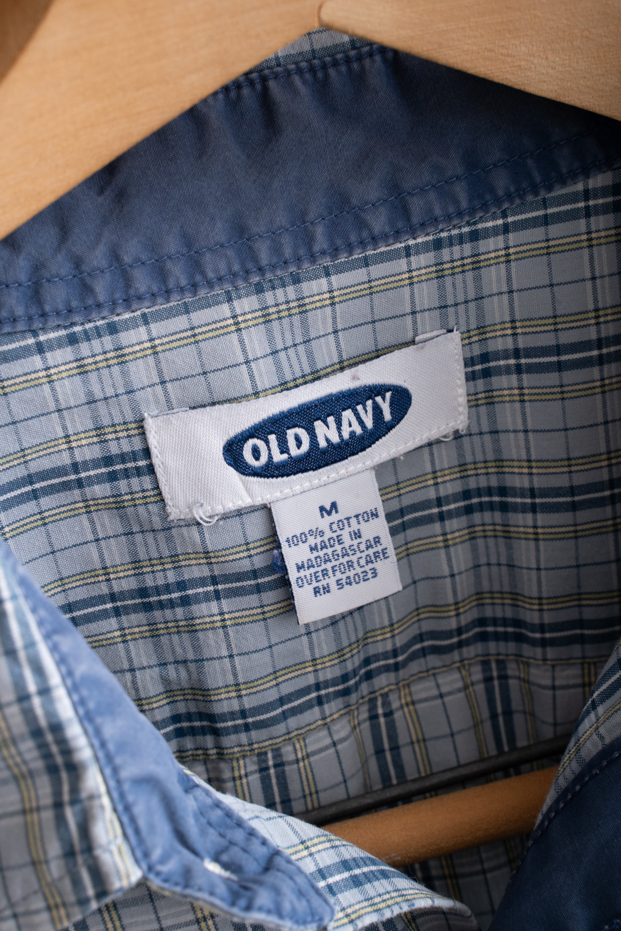 90~00S OLD NAVY CHECK SHIRT