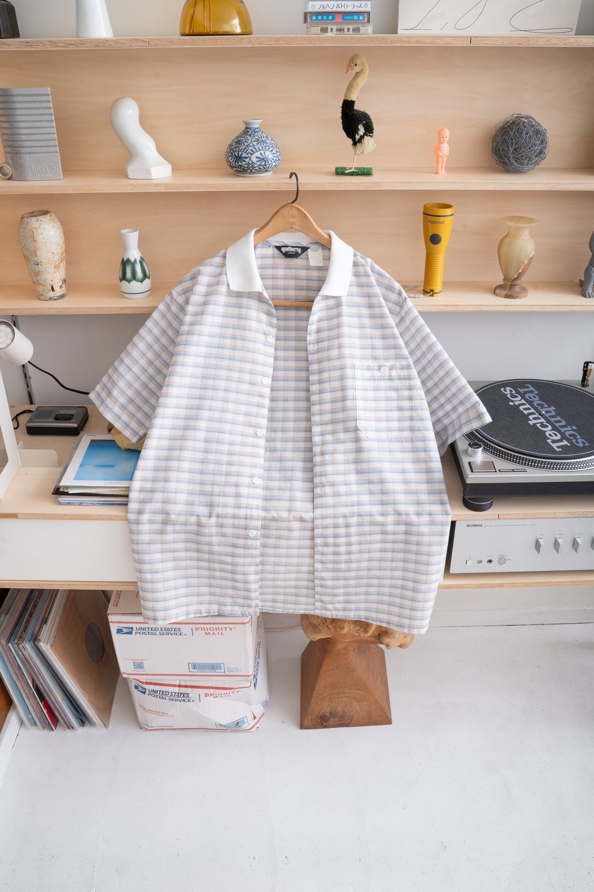 80~90S GALLERY LIMITED CHECK SHIRT