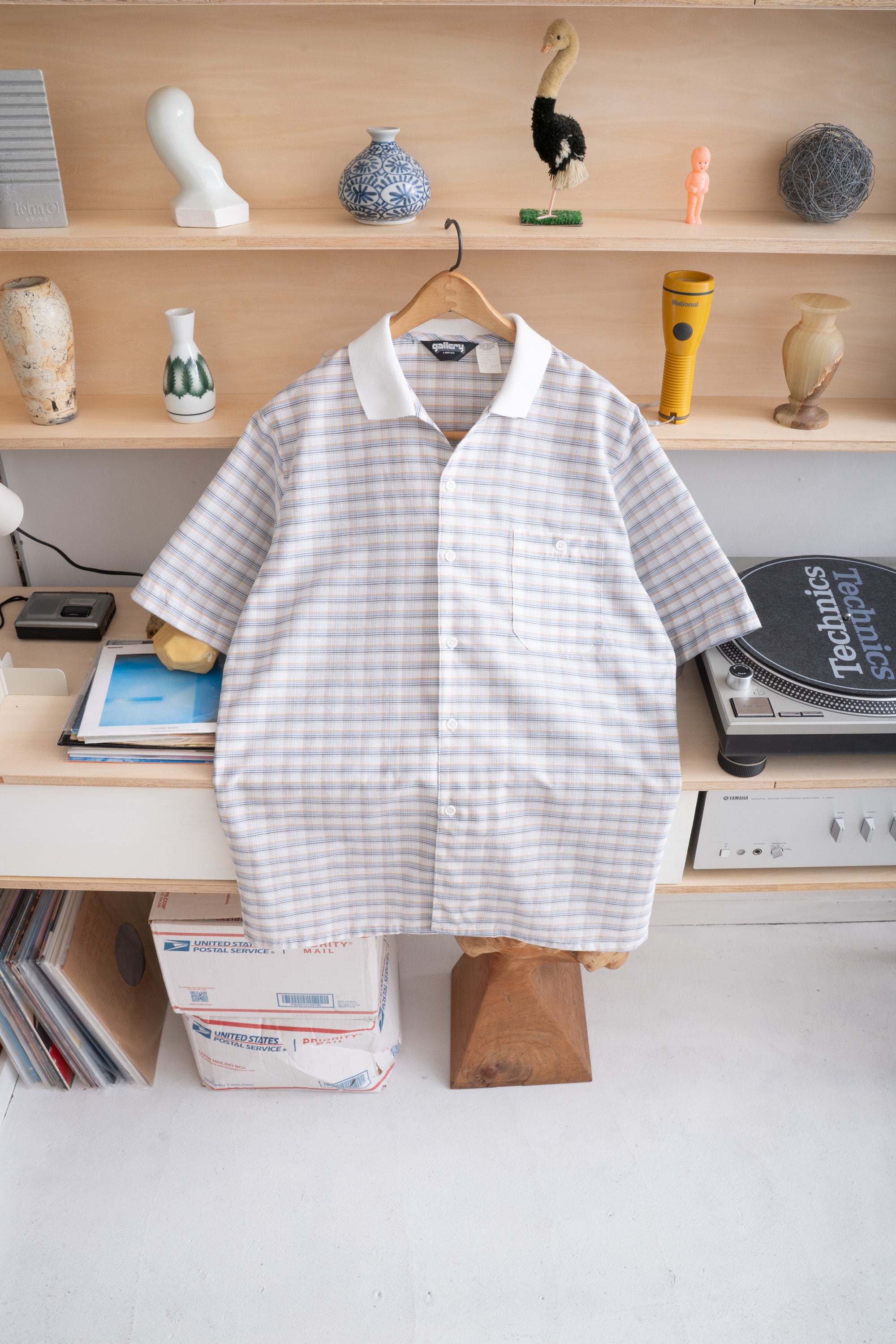 80~90S GALLERY LIMITED CHECK SHIRT