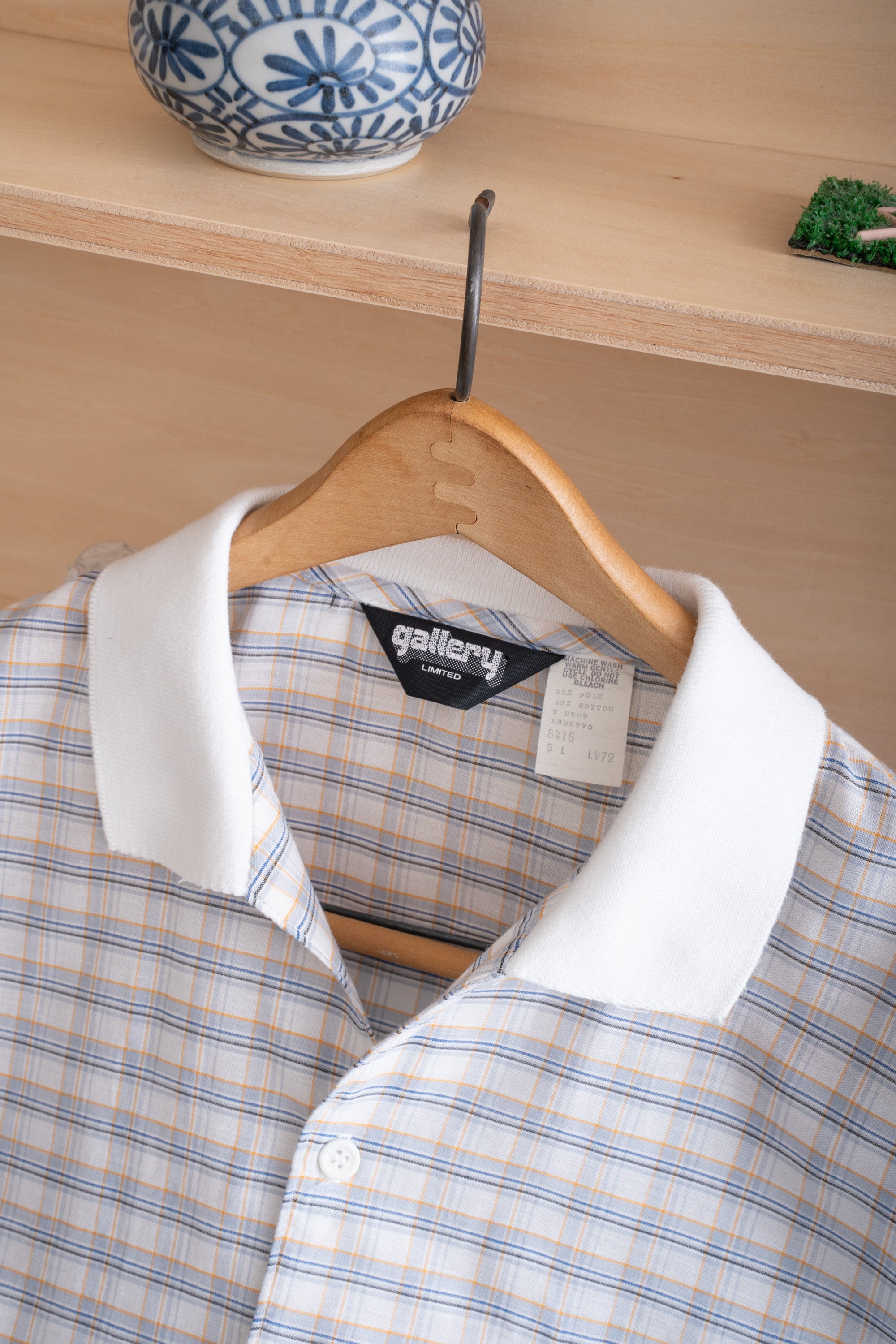80~90S GALLERY LIMITED CHECK SHIRT