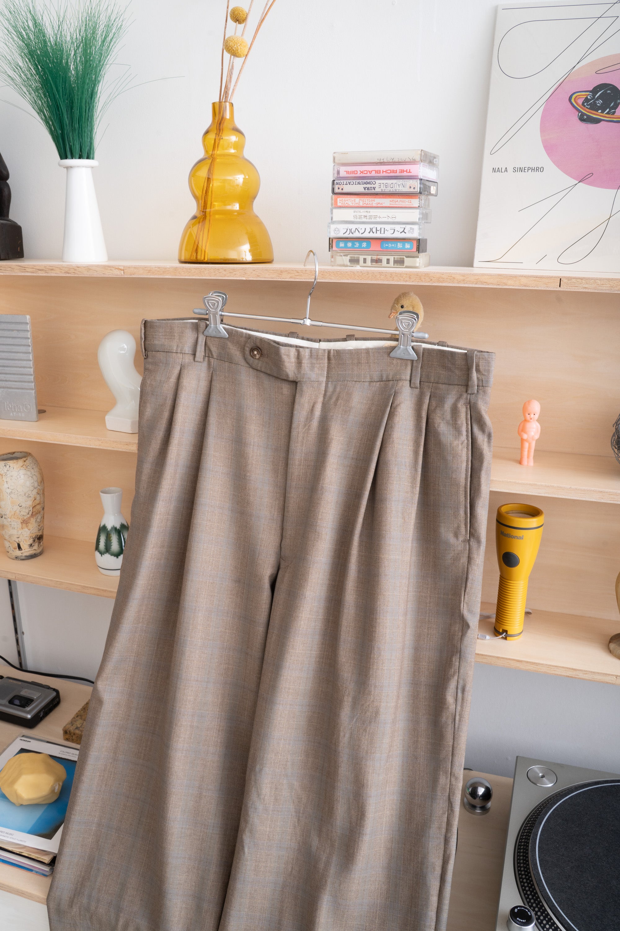 80S TOM JAMES CHECKED SLACKS