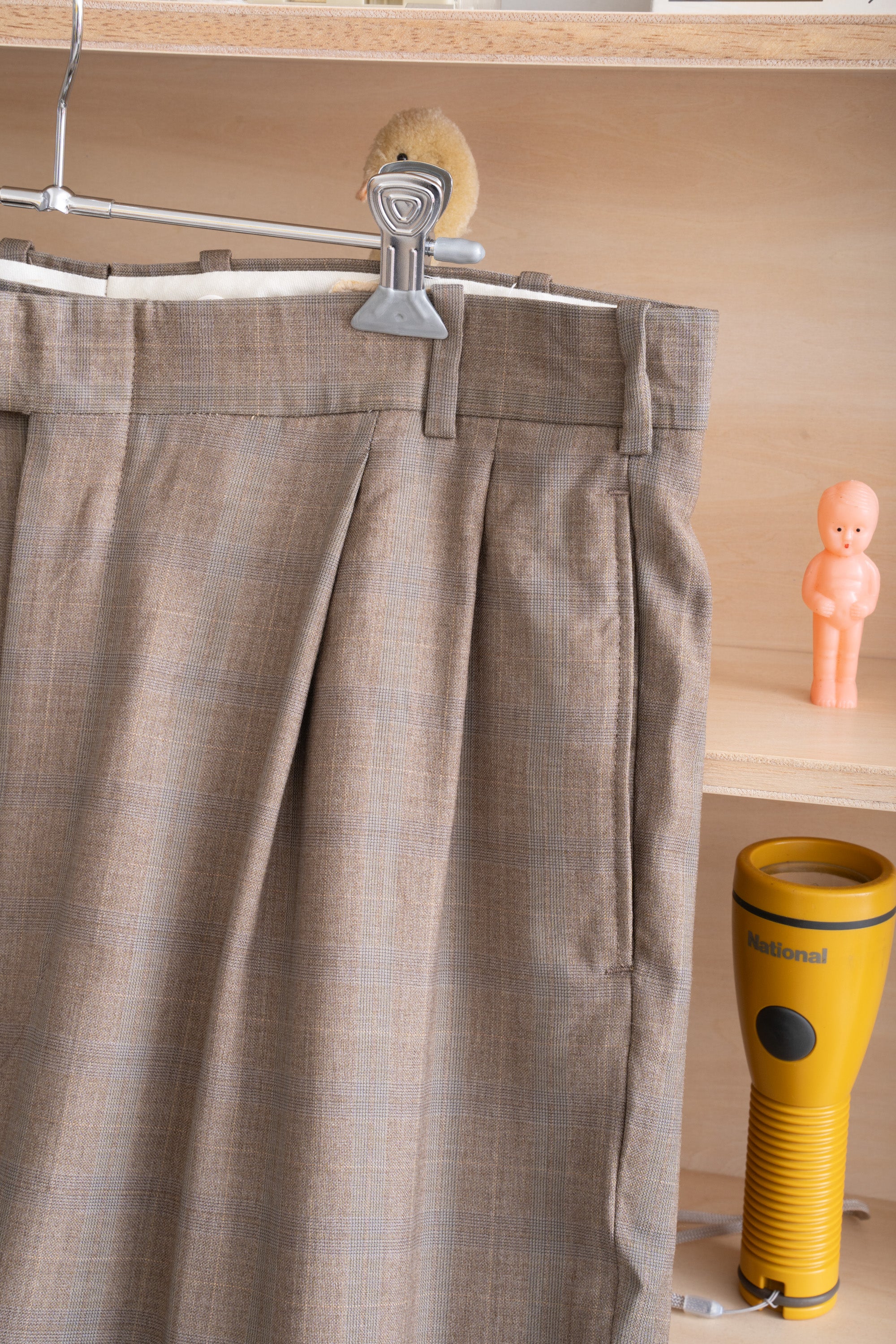 80S TOM JAMES CHECKED SLACKS