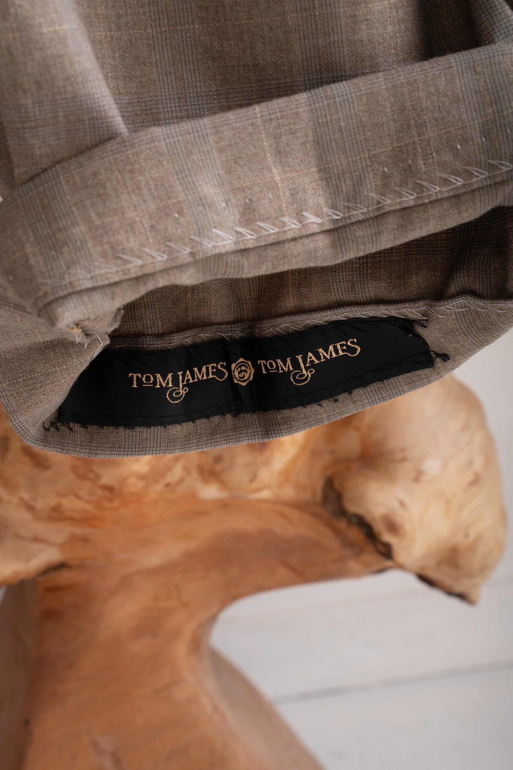 80S TOM JAMES CHECKED SLACKS