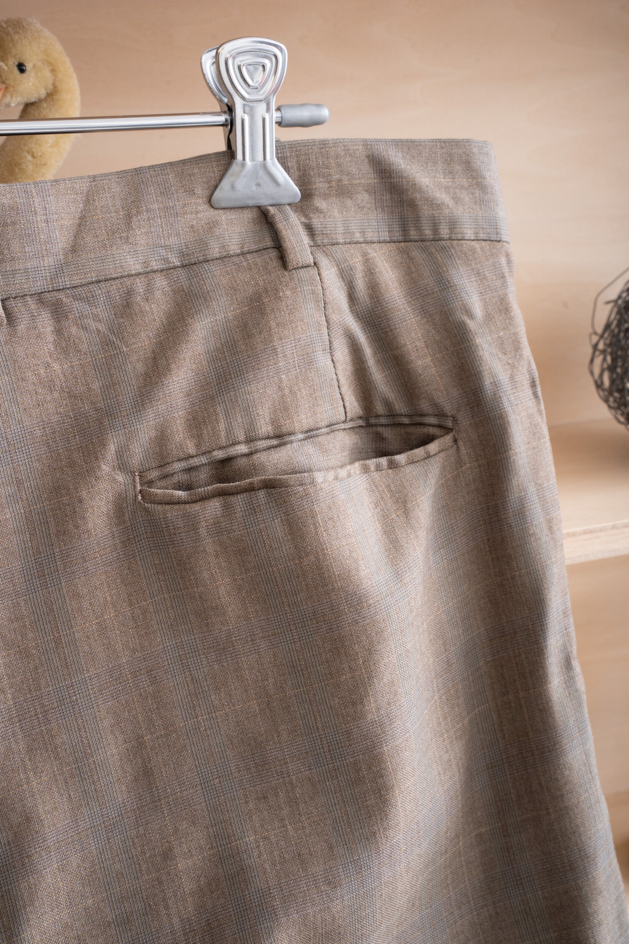 80S TOM JAMES CHECKED SLACKS