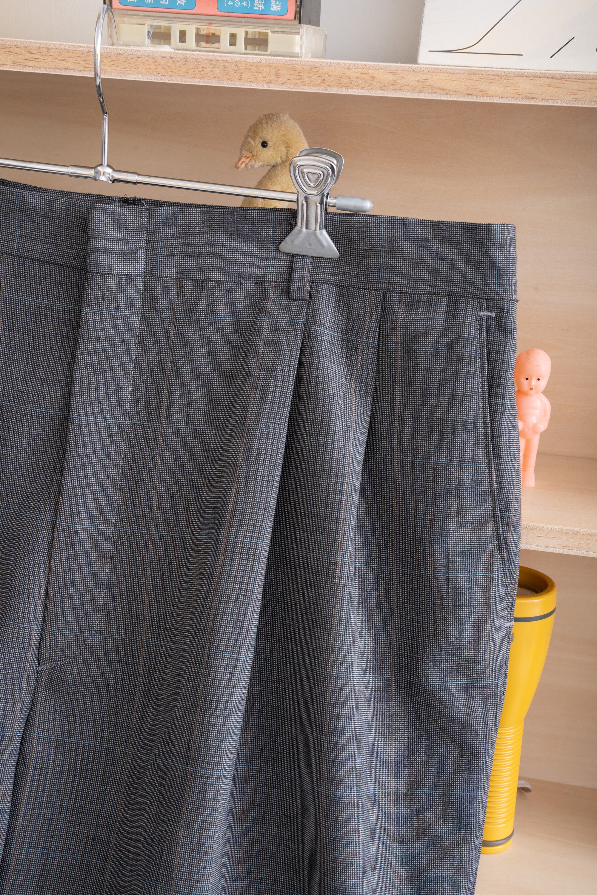 90S MADE IN USA HAGGAR CHECKED SLACKS