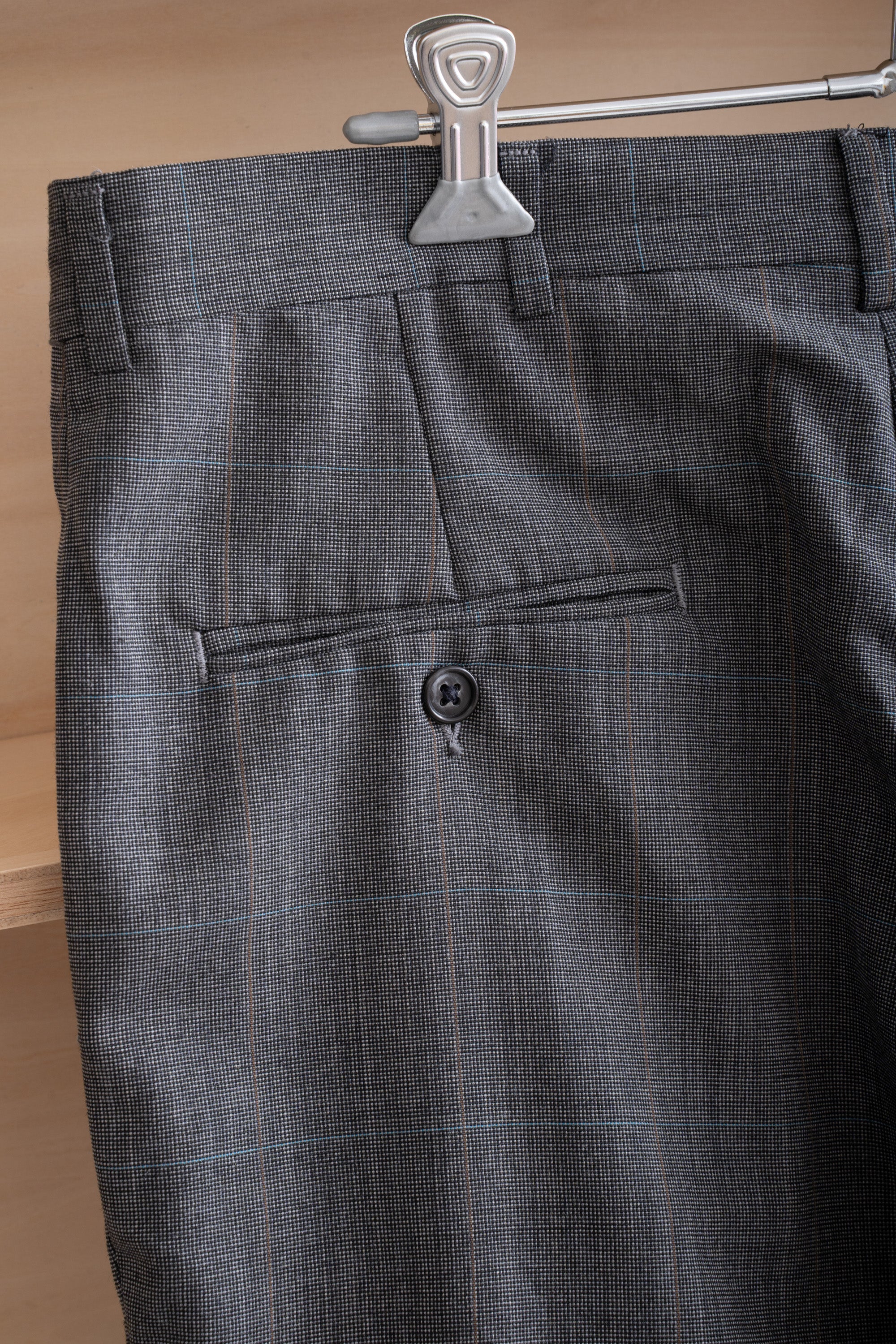 90S MADE IN USA HAGGAR CHECKED SLACKS