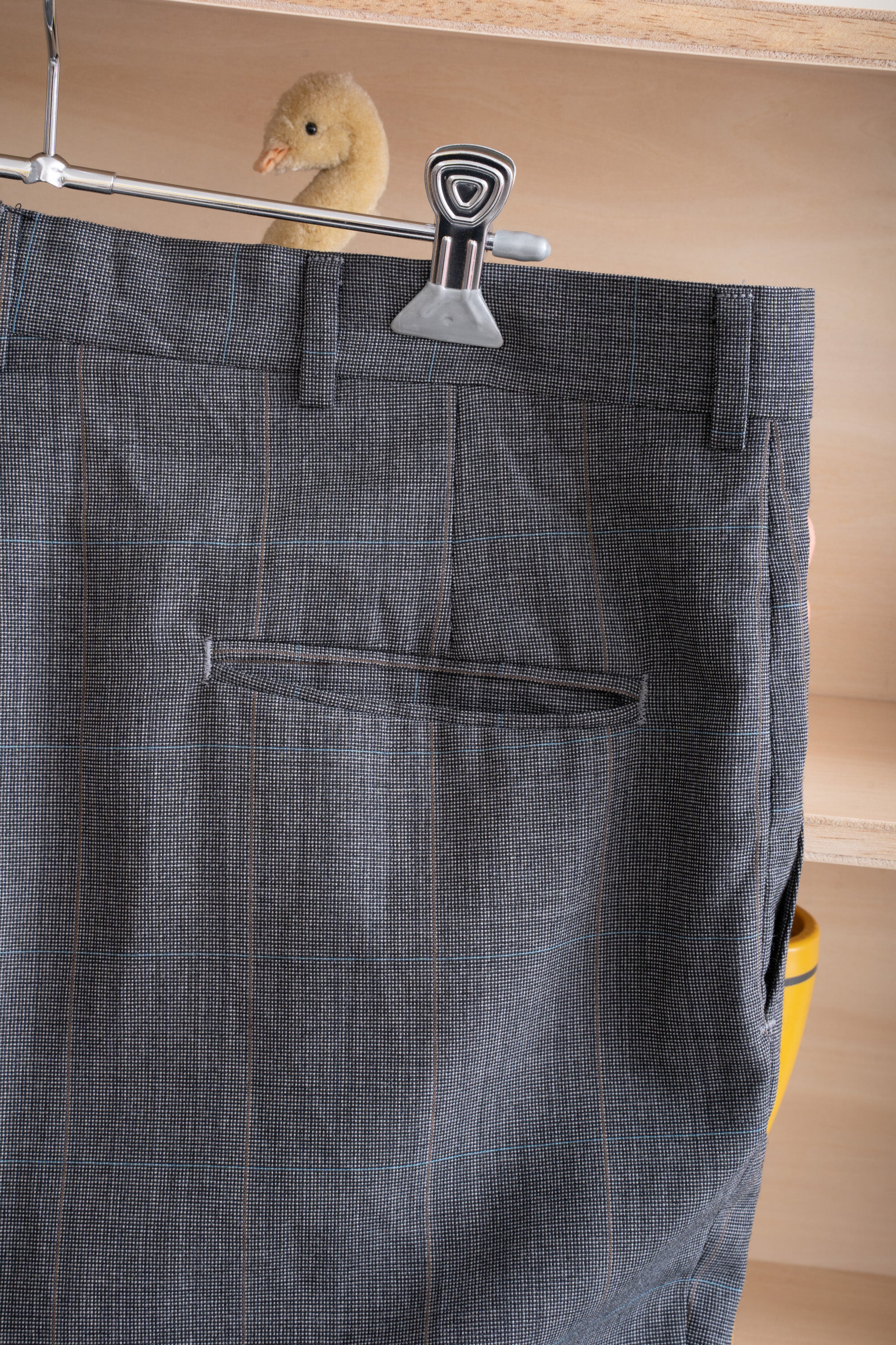 90S MADE IN USA HAGGAR CHECKED SLACKS