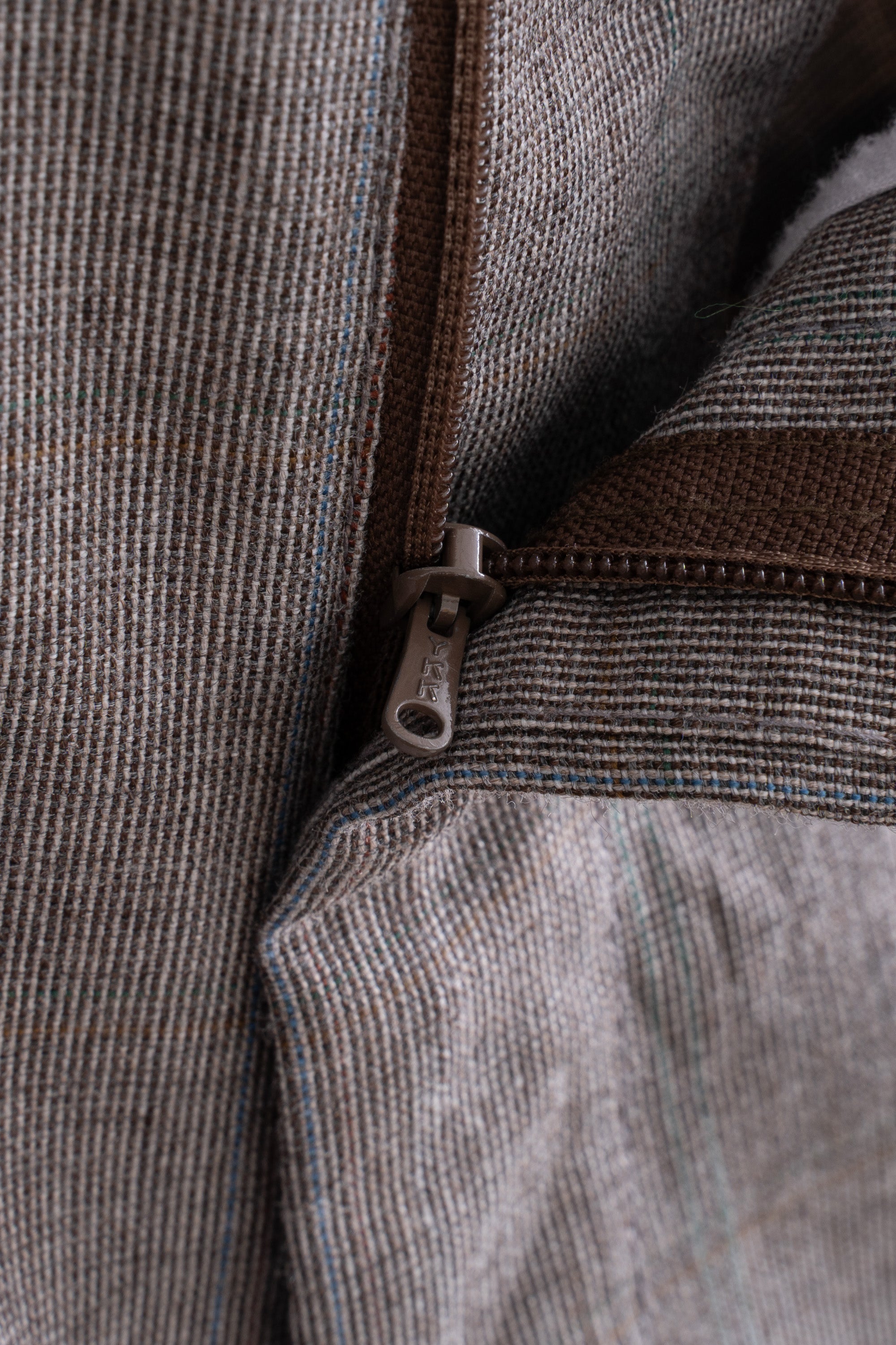 80~90S UNKNOWN BRAND CHECKED SLACKS