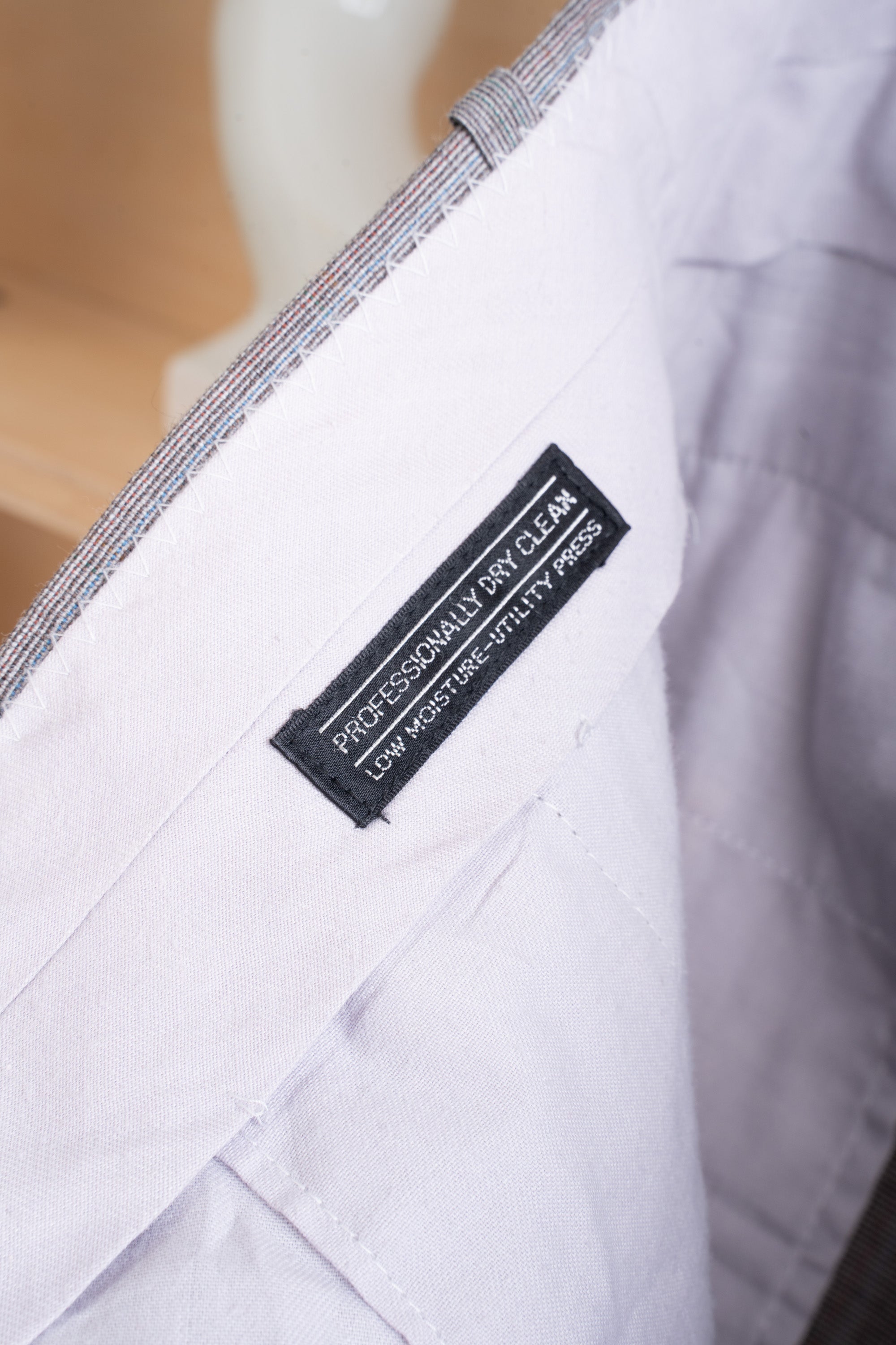 80~90S UNKNOWN BRAND CHECKED SLACKS