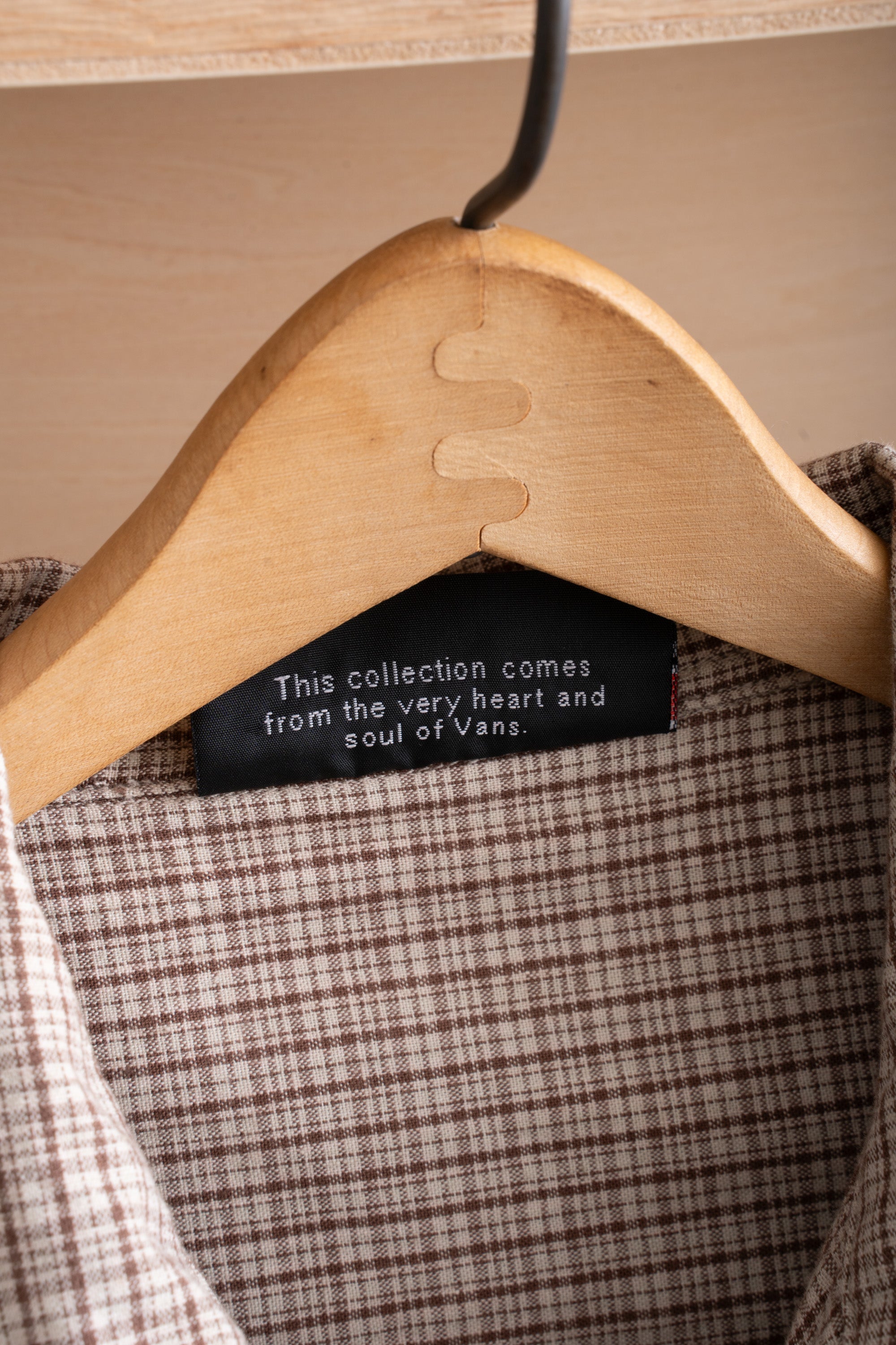 90S VANS ZIP-UP CHECK SHIRT