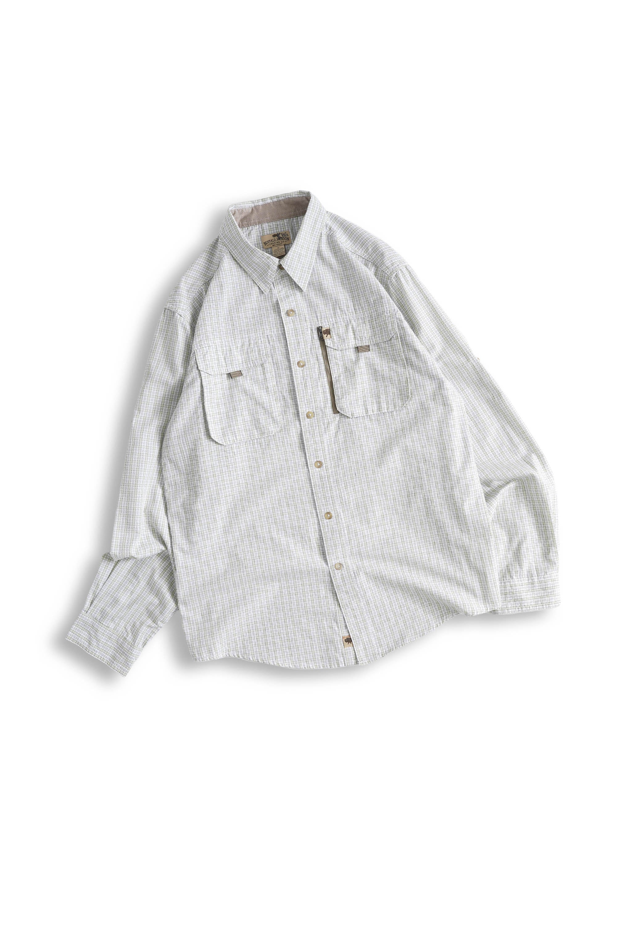 00S BUFFALO JACKSON CHECKED GIMMICK SHIRT