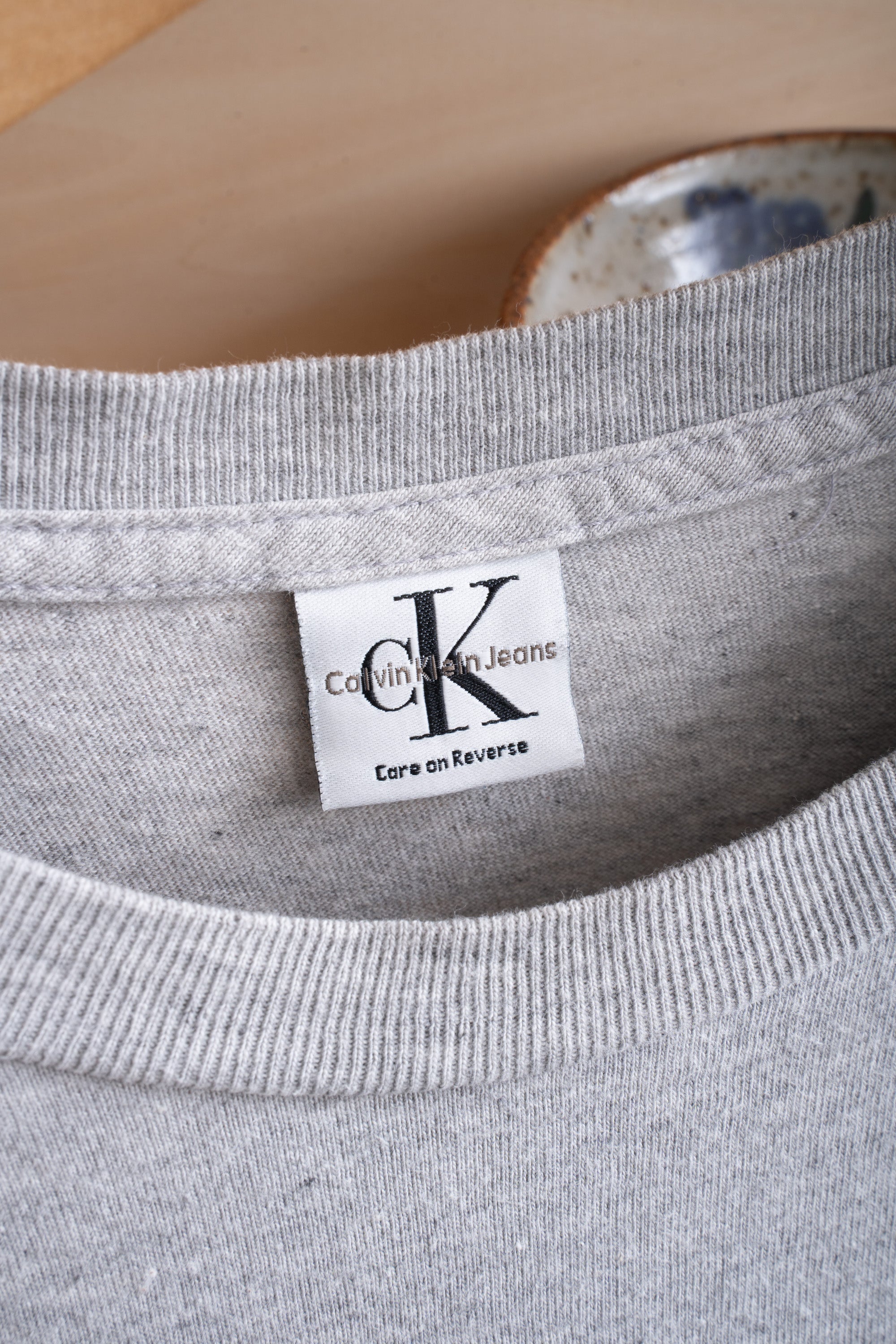 MADE IN USA CALVIN KLEIN JEANS TYPOGPAPHY T-SHIRT