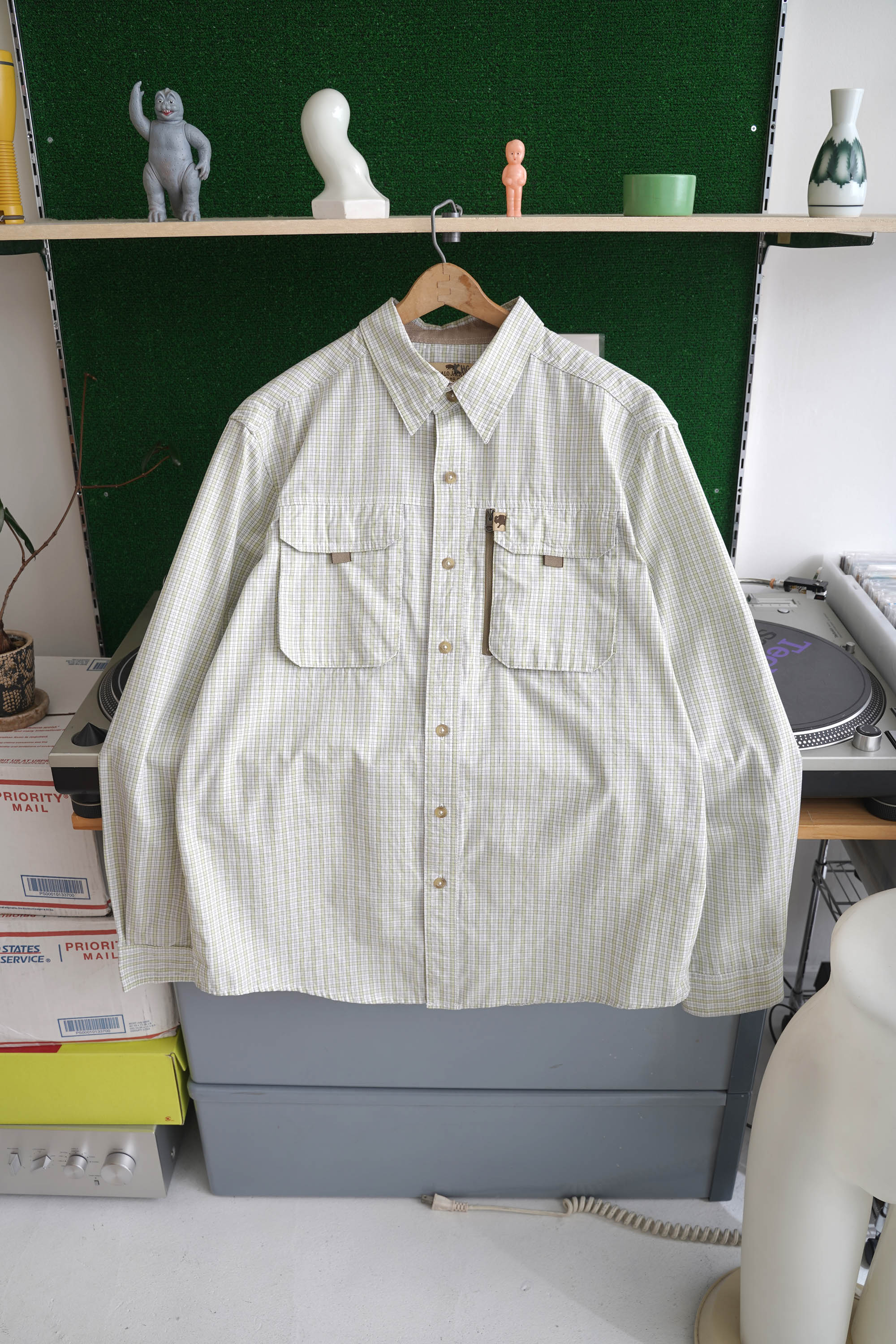 00S BUFFALO JACKSON CHECKED GIMMICK SHIRT