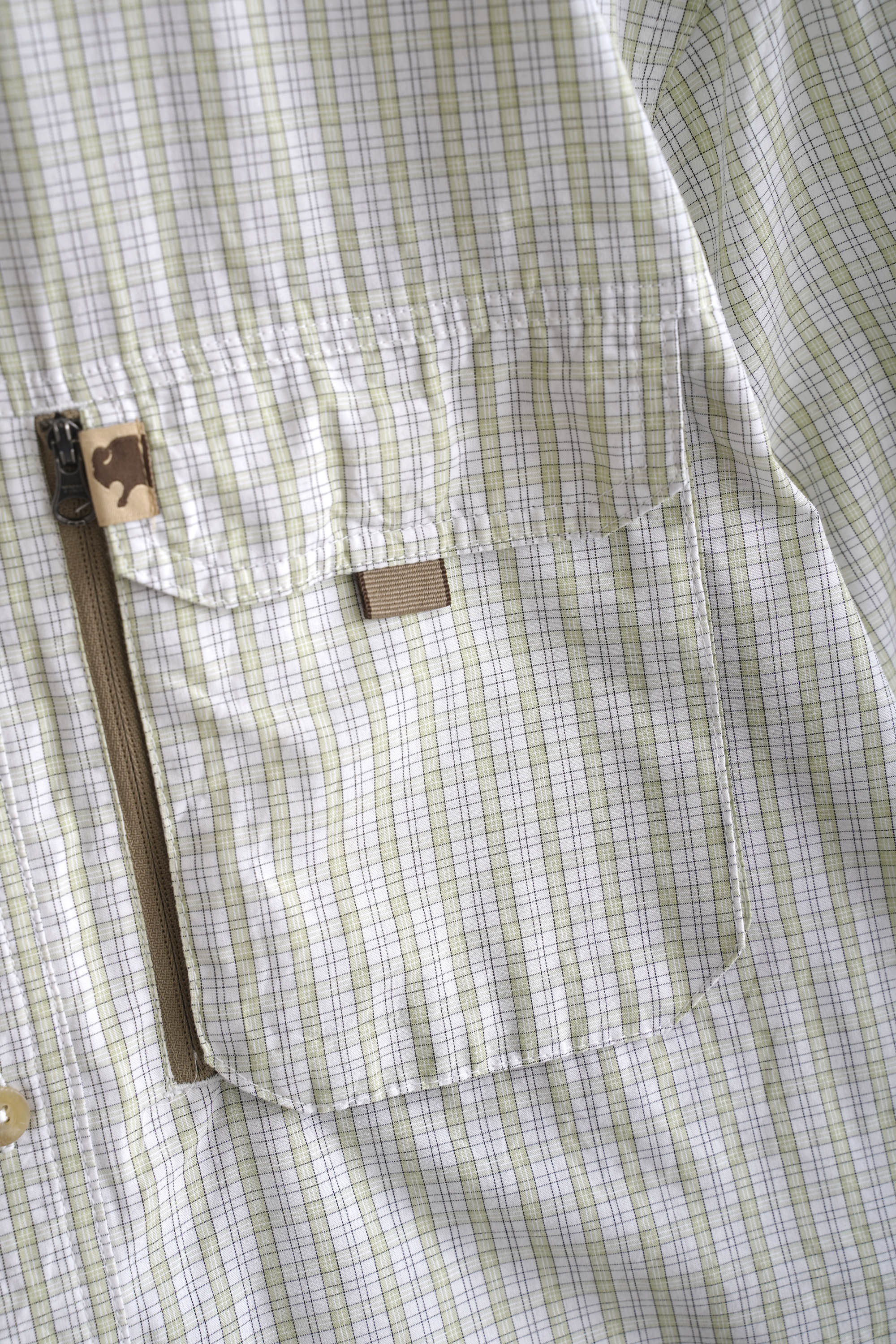 00S BUFFALO JACKSON CHECKED GIMMICK SHIRT
