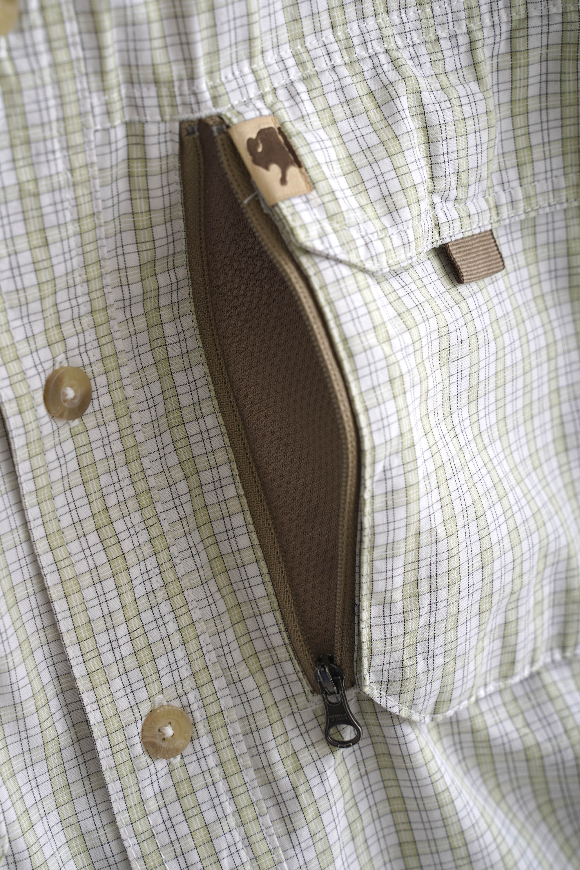 00S BUFFALO JACKSON CHECKED GIMMICK SHIRT