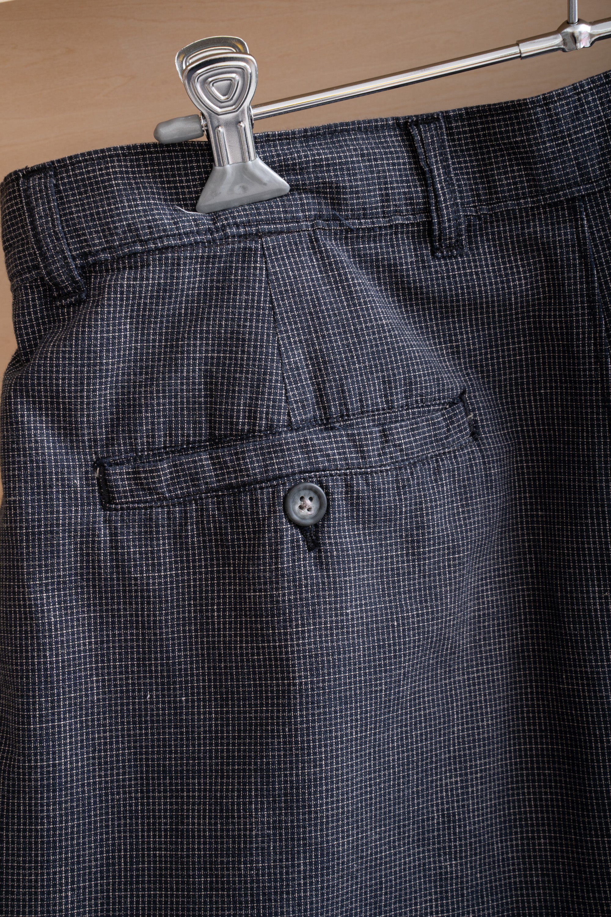90~00S GEOFFREY BEENE CHCK SHORTS
