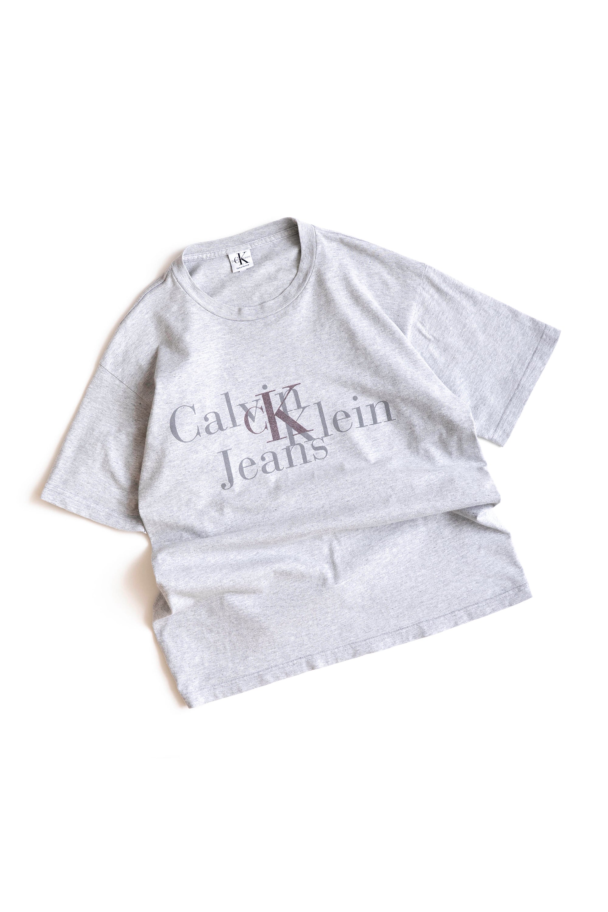 MADE IN USA CALVIN KLEIN JEANS TYPOGPAPHY T-SHIRT